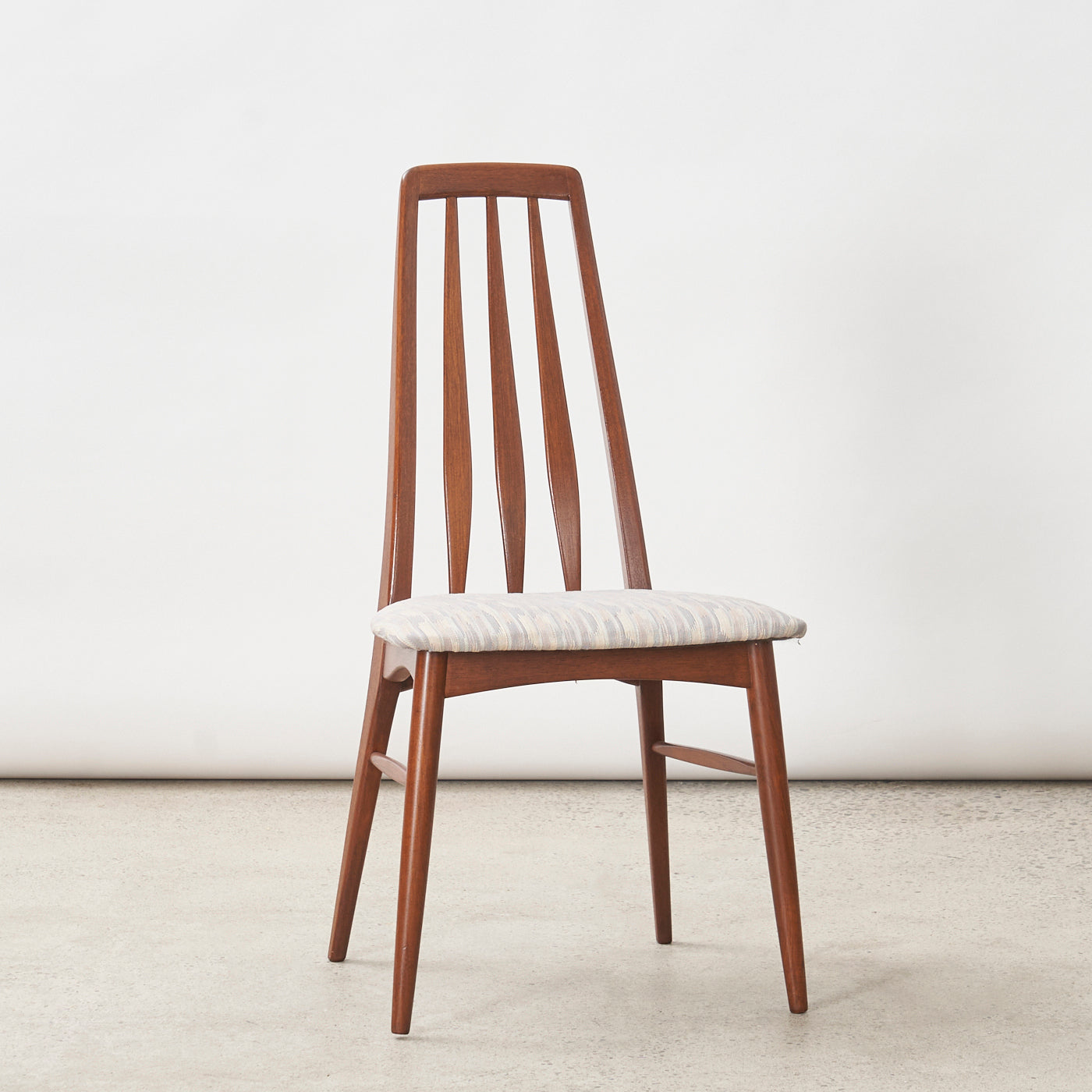 Set of 6 Teak 'Eva' Dining Chairs by Niels Koefoed, Denmark