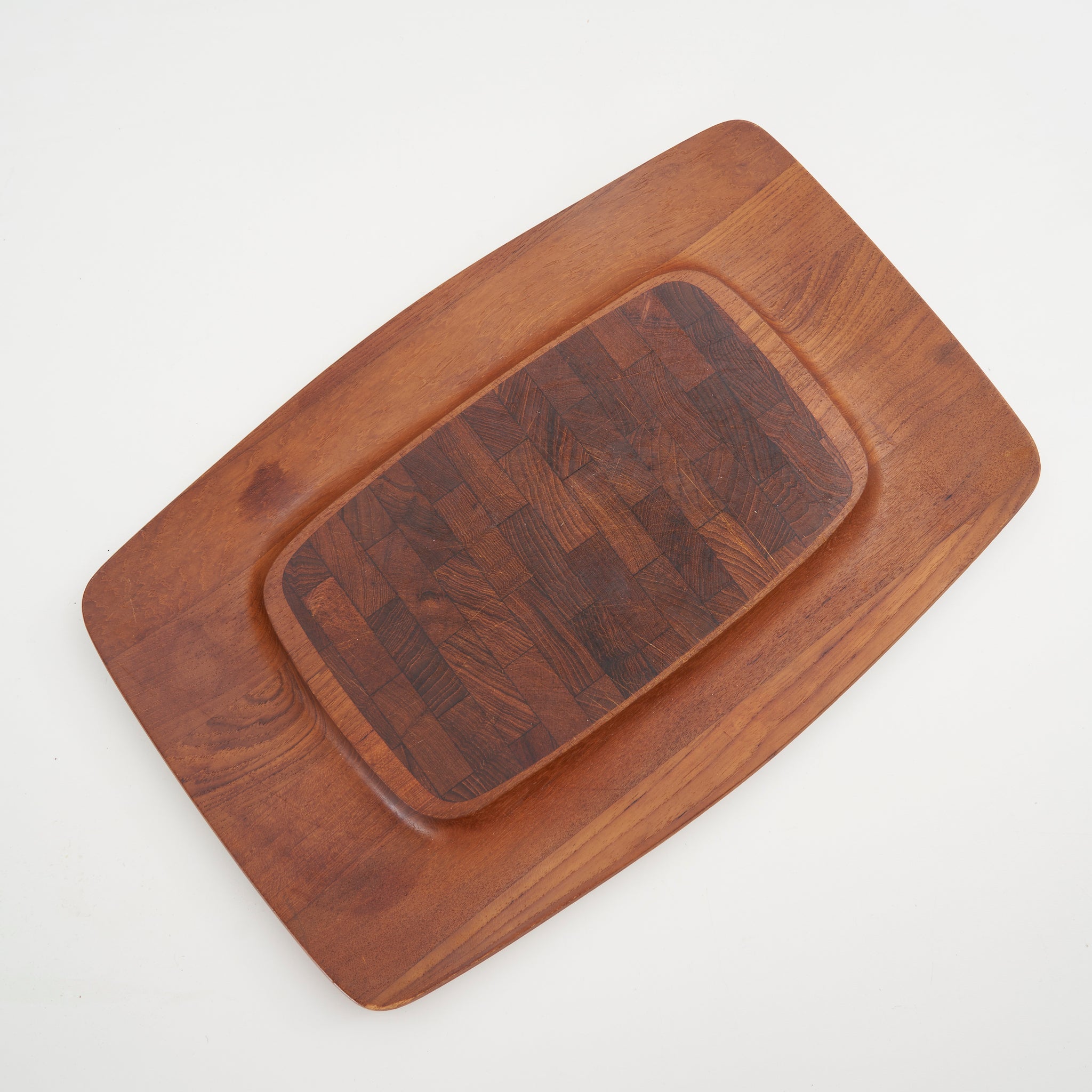 Teak Cutting Board / Serving Platter by Dansk