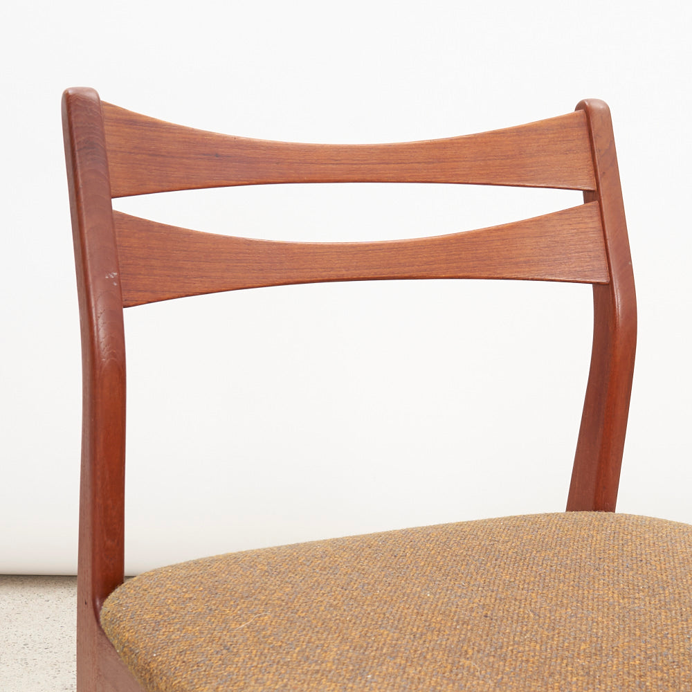 Set of 4 Teak Dining Chairs By Christian Linneberg, Denmark