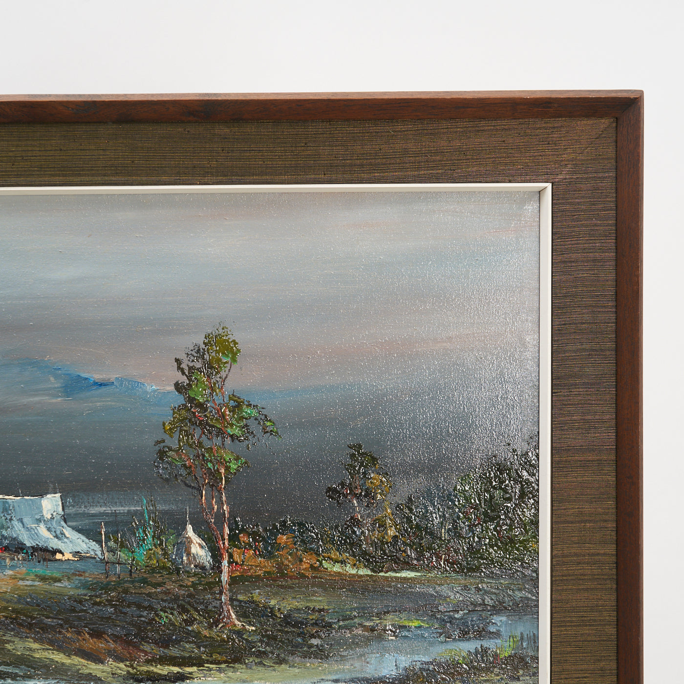 'Farmer Village' Oil Painting by Sathorn, Thailand