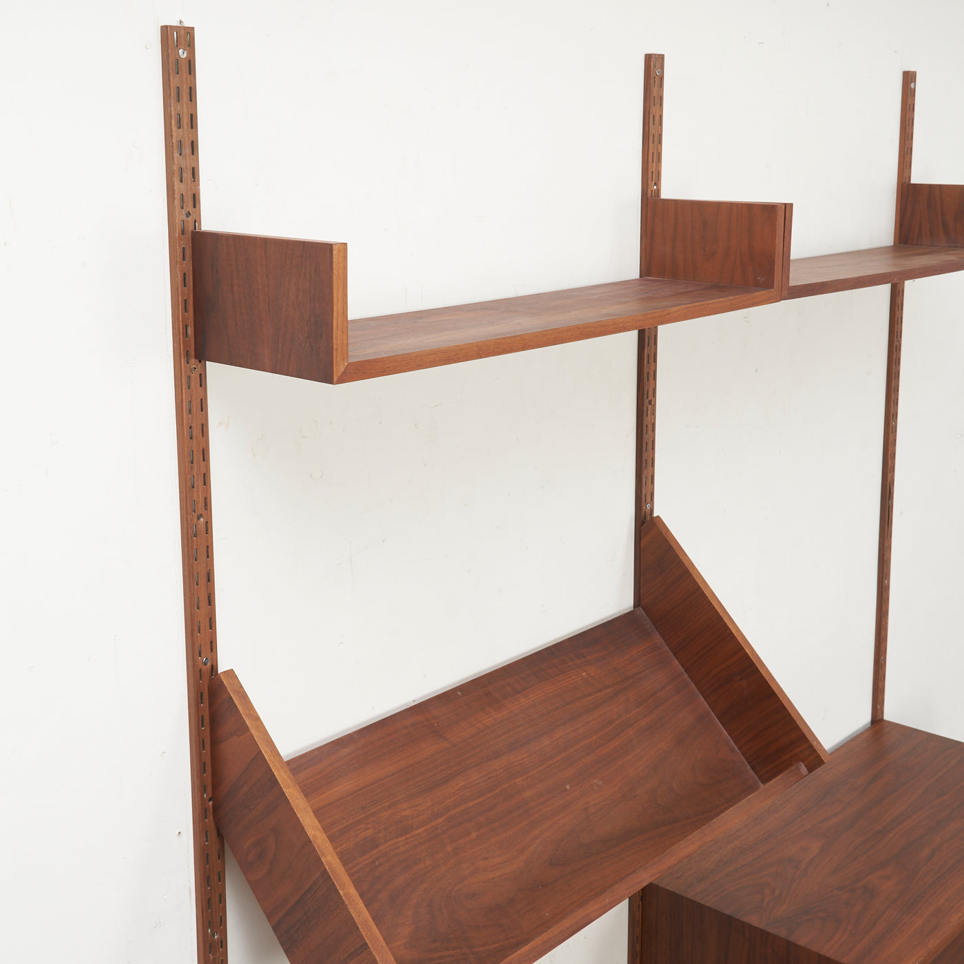 Modular Teak Wall Unit by REFF