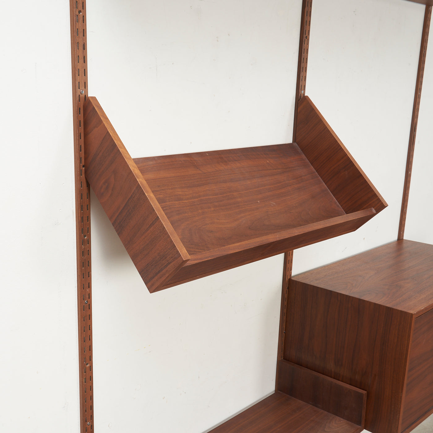 Modular Teak Wall Unit by REFF