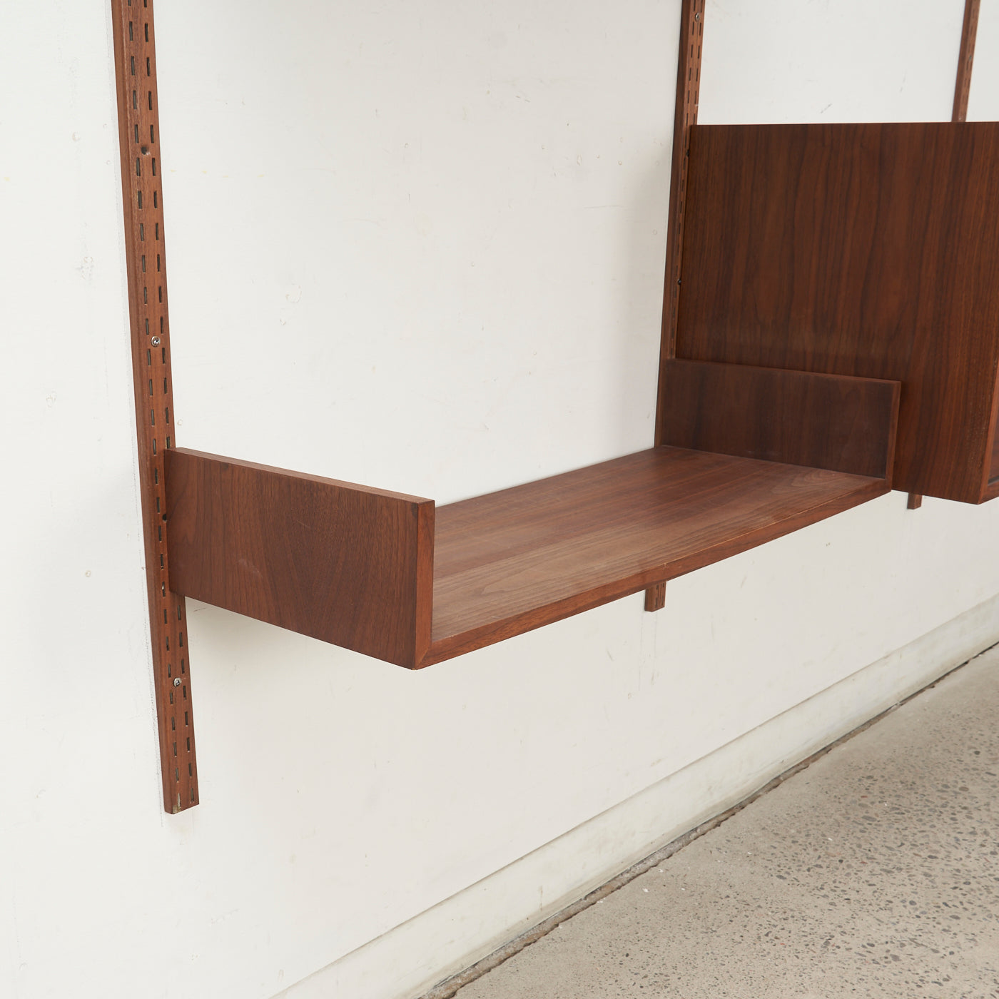 Modular Teak Wall Unit by REFF