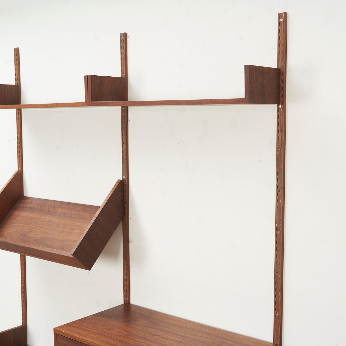 Modular Teak Wall Unit by REFF