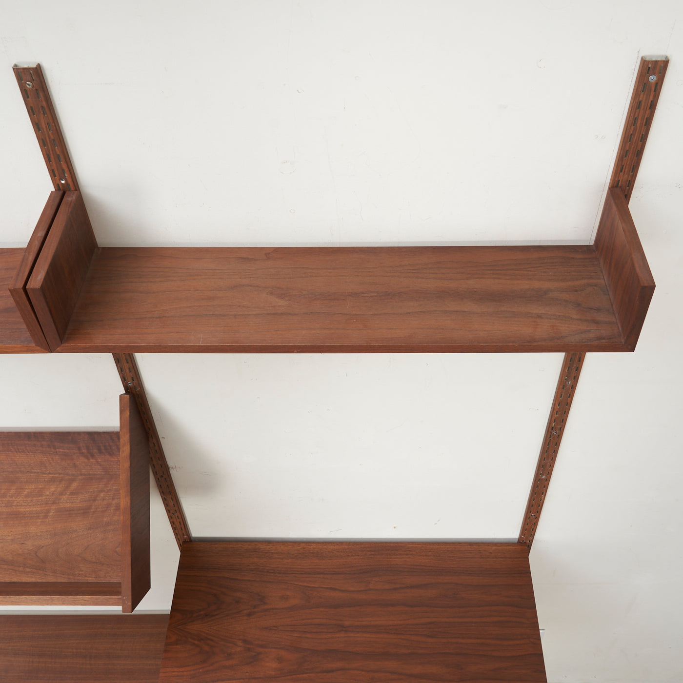 Modular Teak Wall Unit by REFF