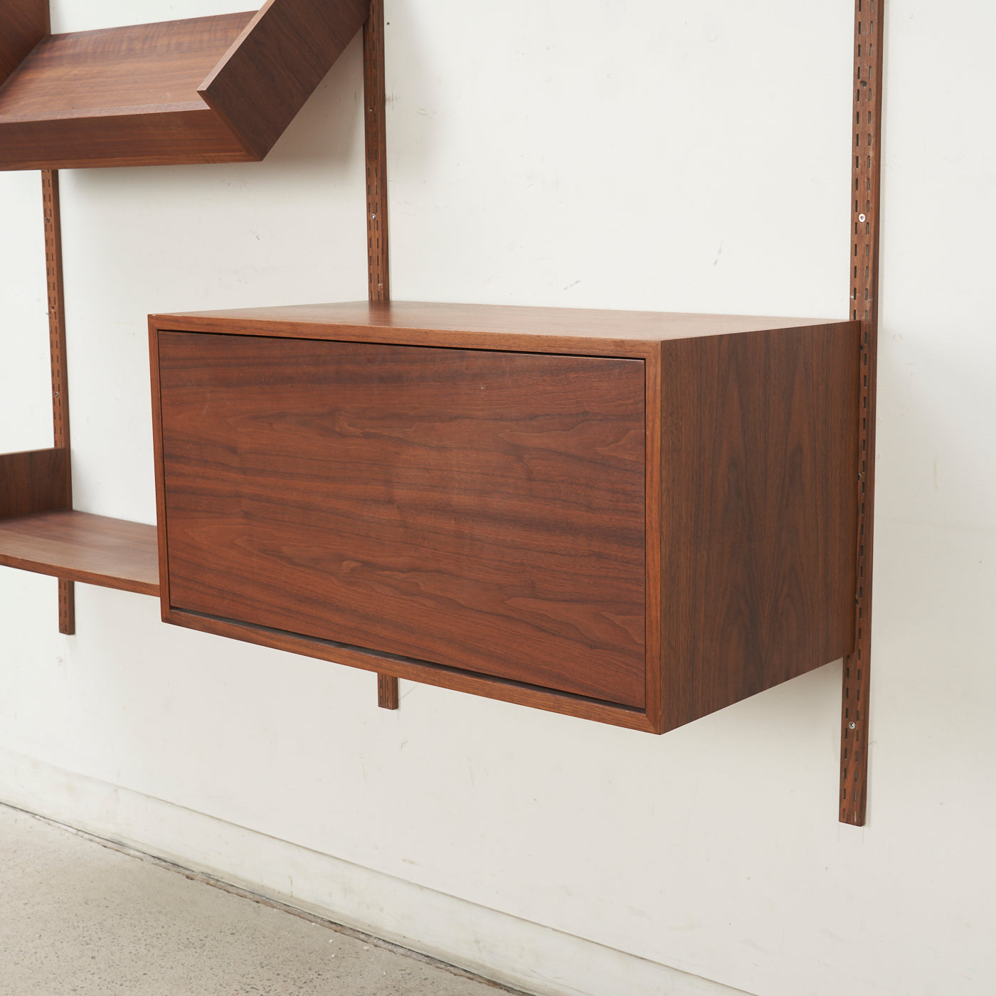 Modular Teak Wall Unit by REFF