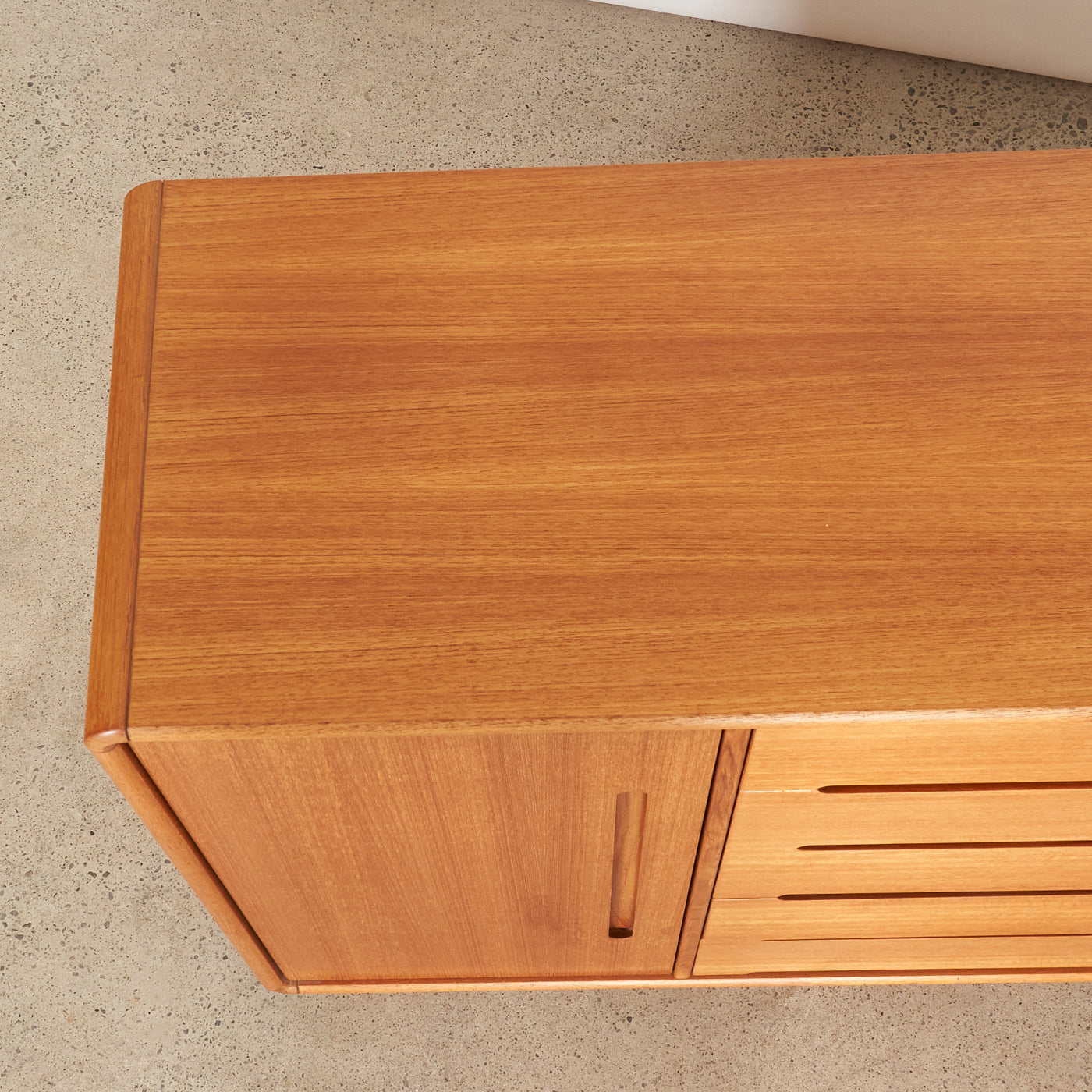 Teak Dresser w/ Cabinet