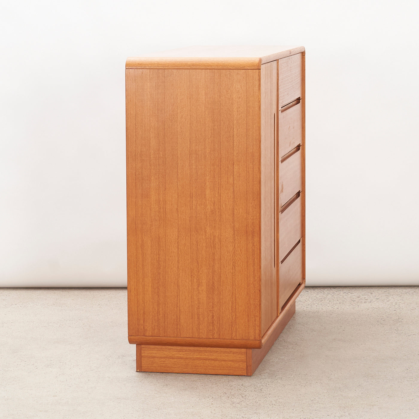 Teak Dresser w/ Cabinet