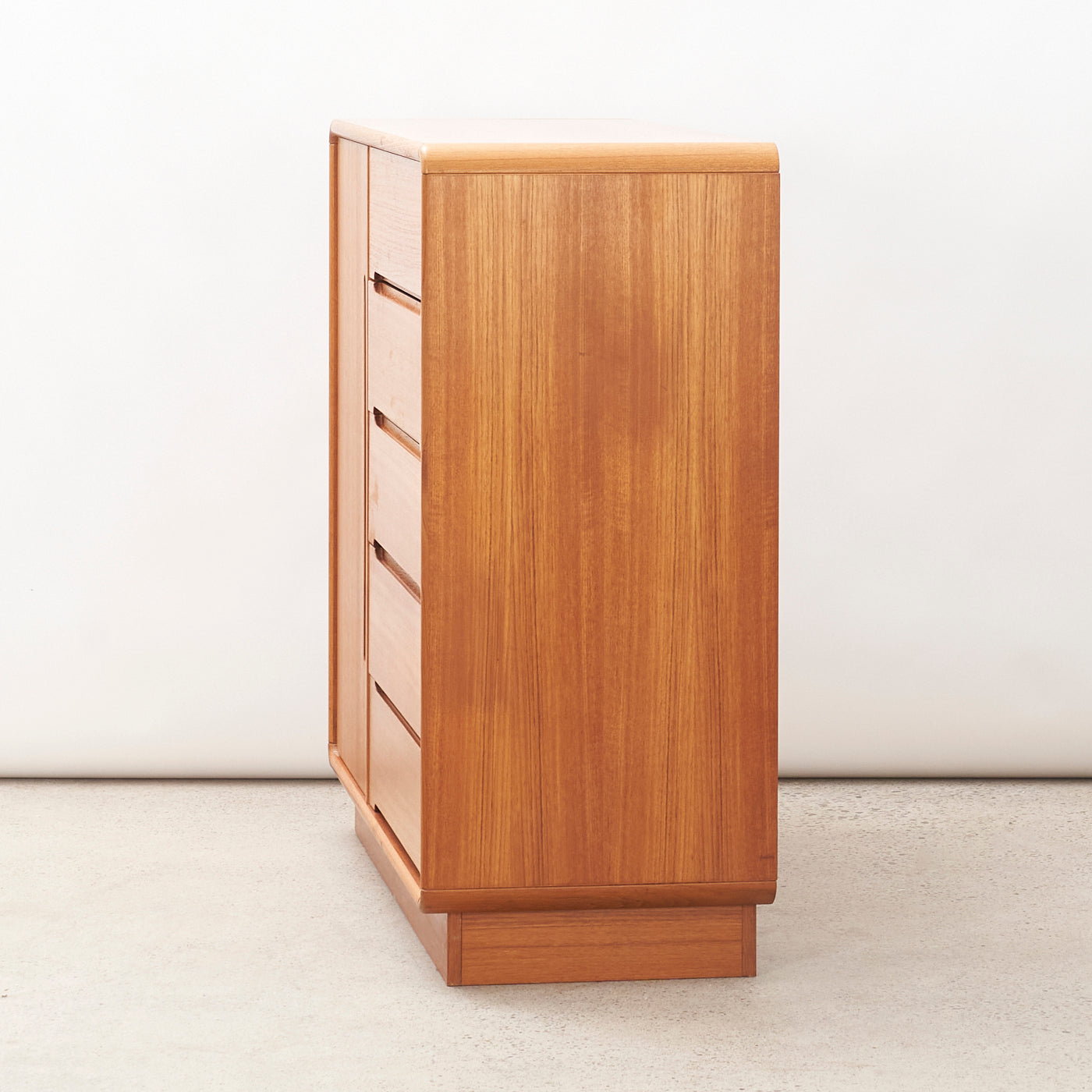 Teak Dresser w/ Cabinet
