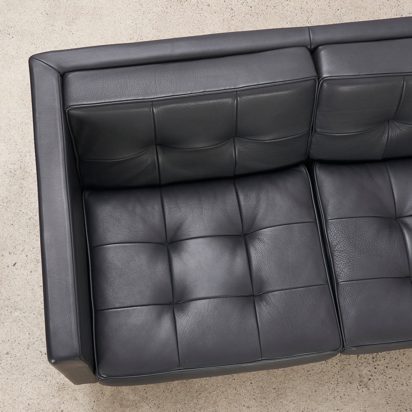 'Tuxedo' Leather 3-Seater Sofa for Nienkämper