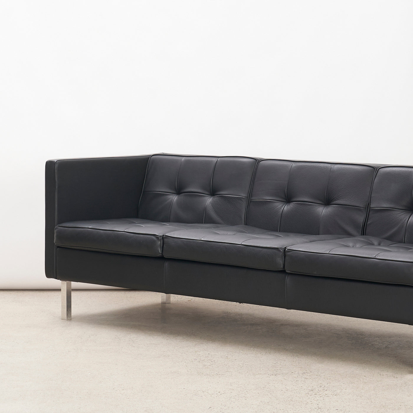 'Tuxedo' Leather 3-Seater Sofa for Nienkämper