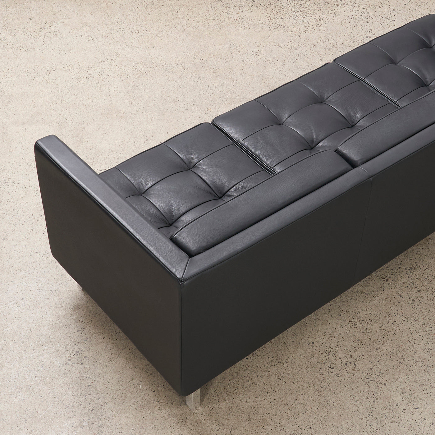 'Tuxedo' Leather 3-Seater Sofa for Nienkämper