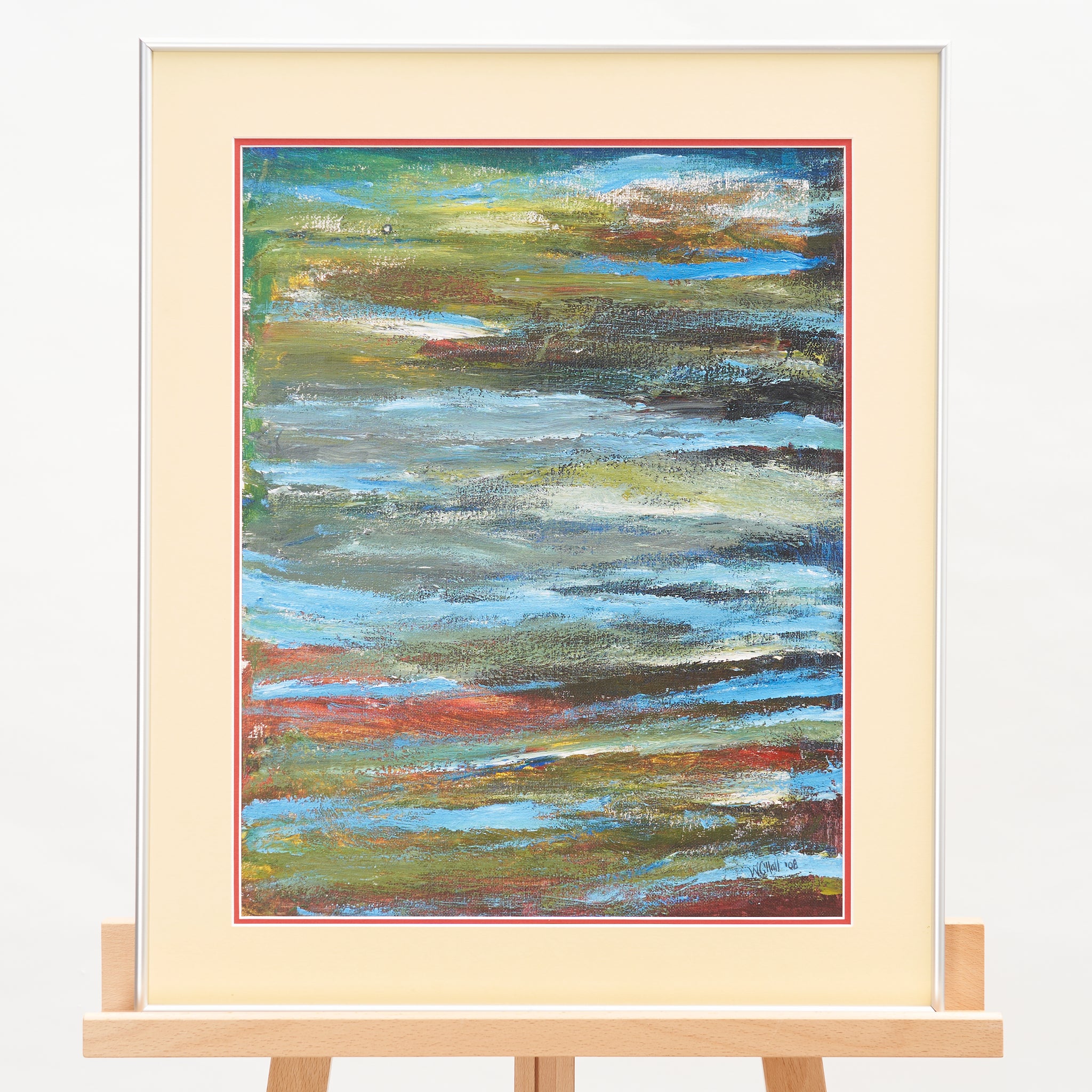 Abstract Oil Painting by W.G. Hall