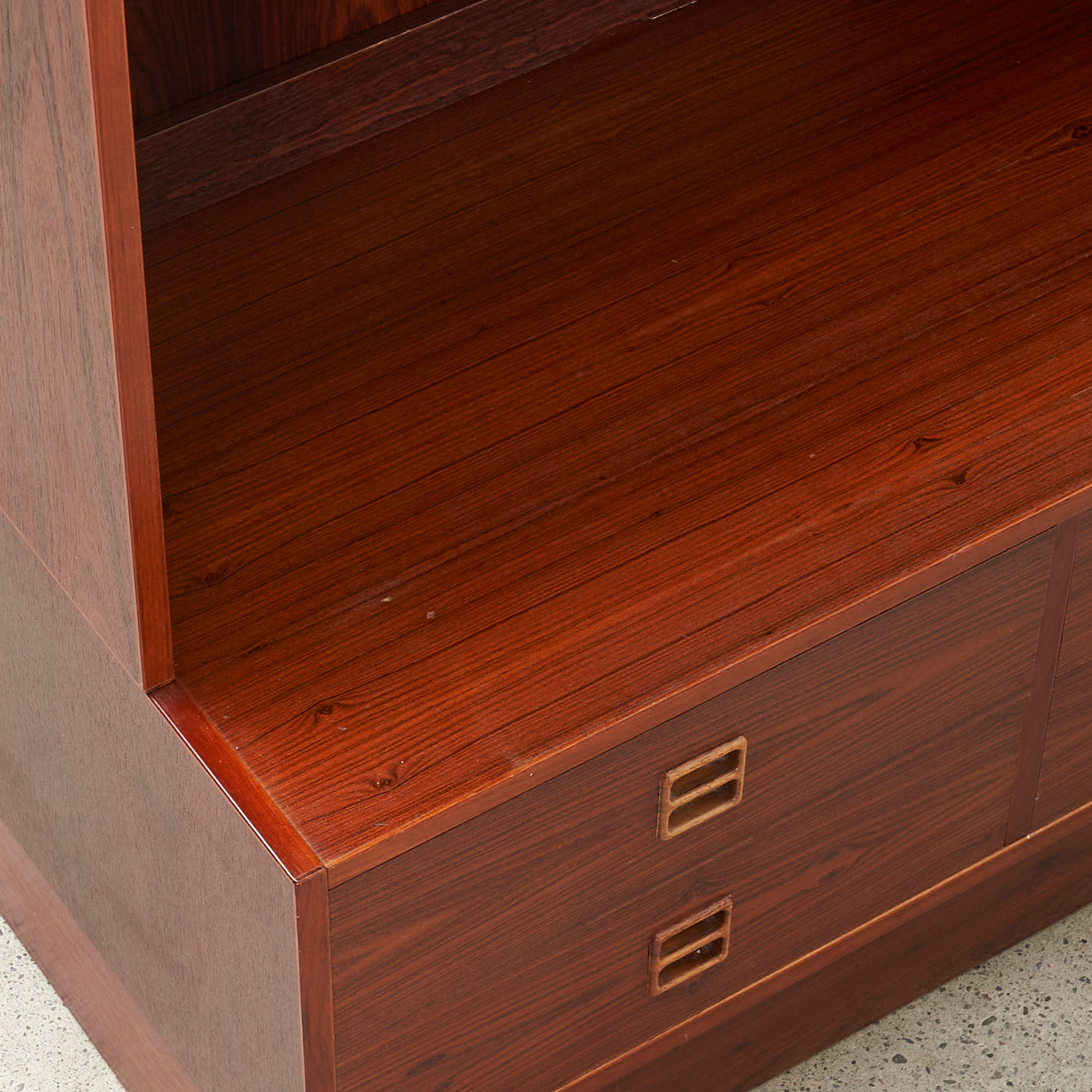 Rosewood Bookshelf w/ Drawers, Denmark