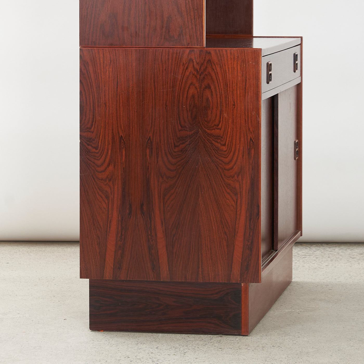 Rosewood Bookshelf w/ Sliding Doors, Denmark