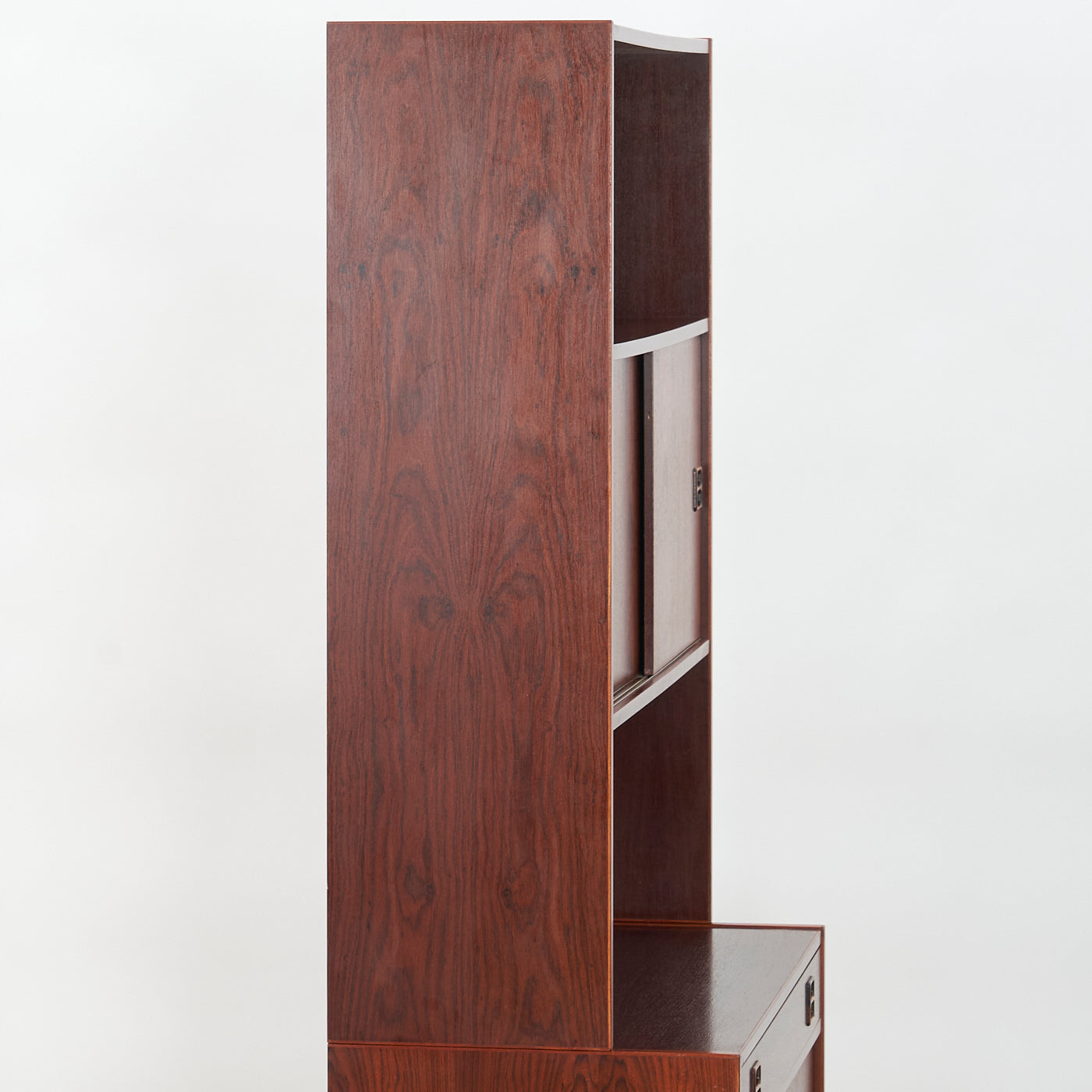 Rosewood Bookshelf w/ Sliding Doors, Denmark
