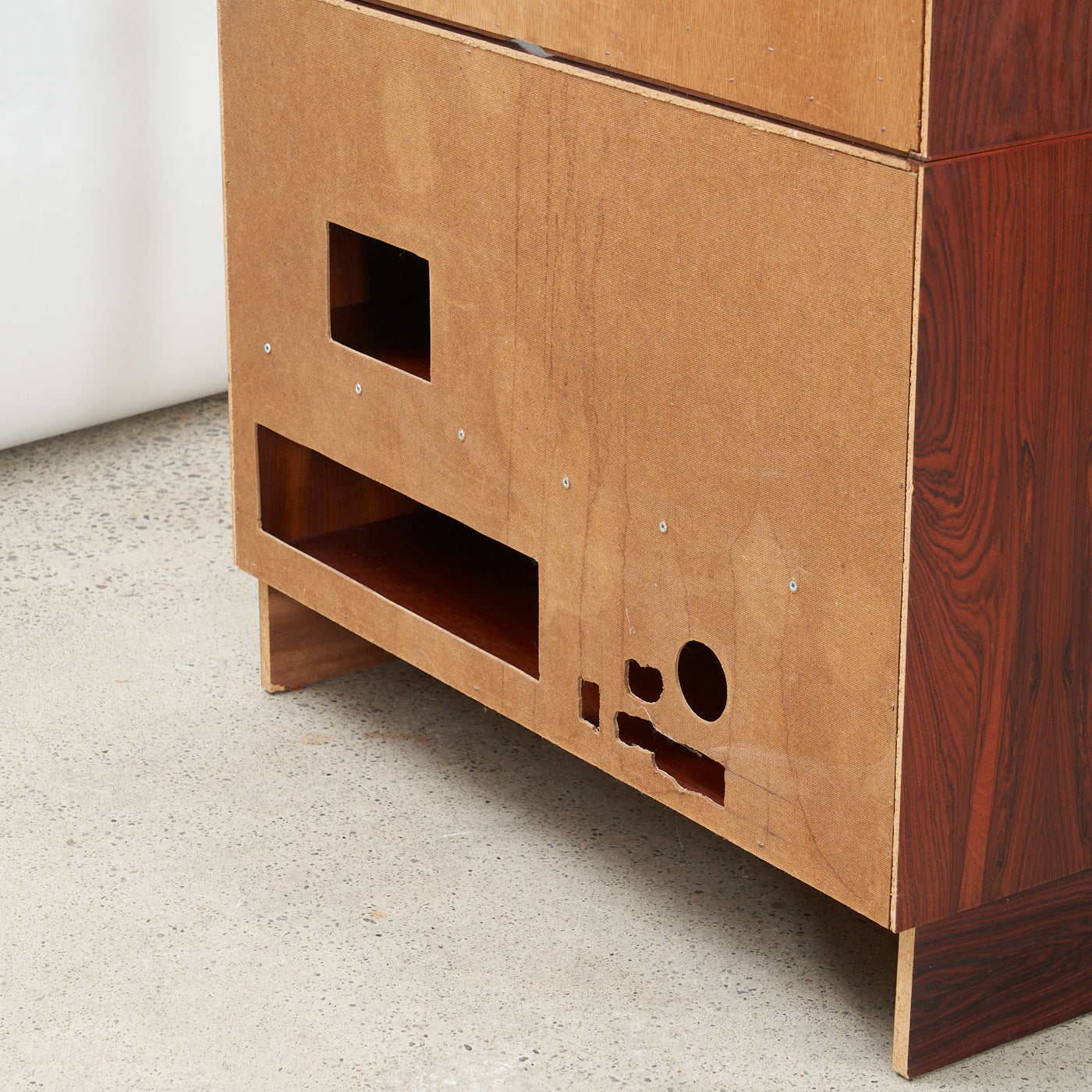 Rosewood Bookshelf w/ Sliding Doors, Denmark