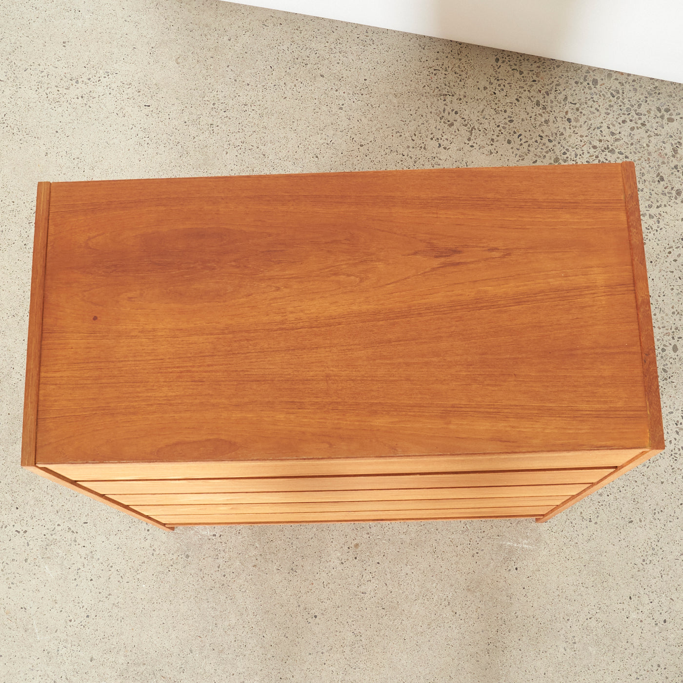 Teak 5 Drawer Dresser