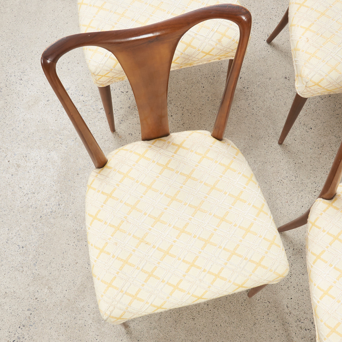 Set of 6 Vintage Dining Chairs by Guglielmo Ulrich, Italy