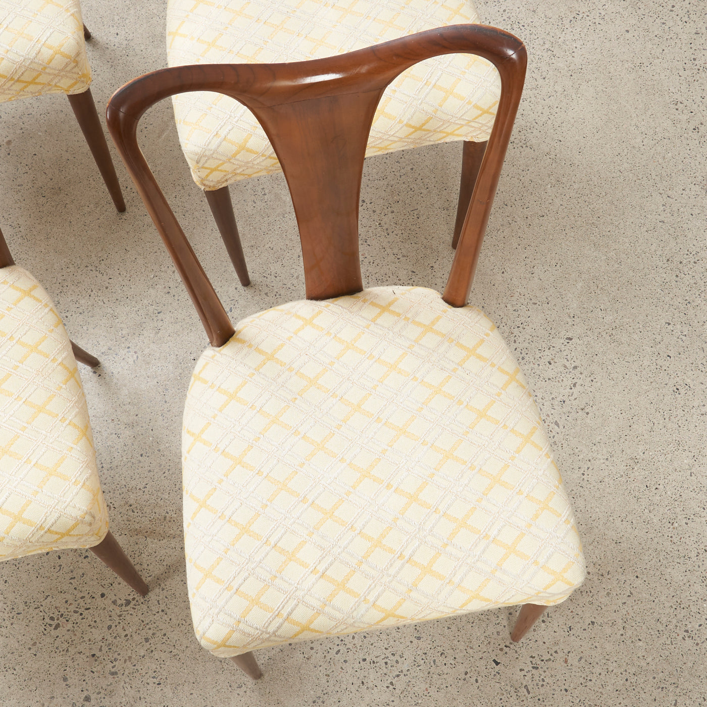 Set of 6 Vintage Dining Chairs by Guglielmo Ulrich, Italy