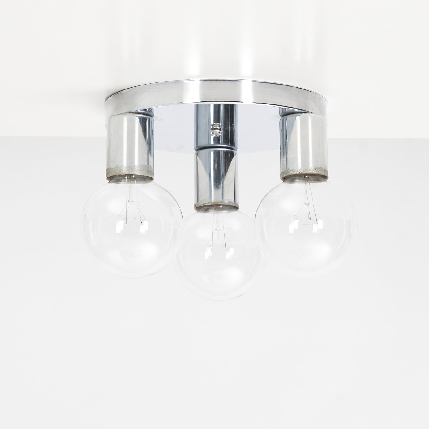 Vintage Chrome Ceiling Light