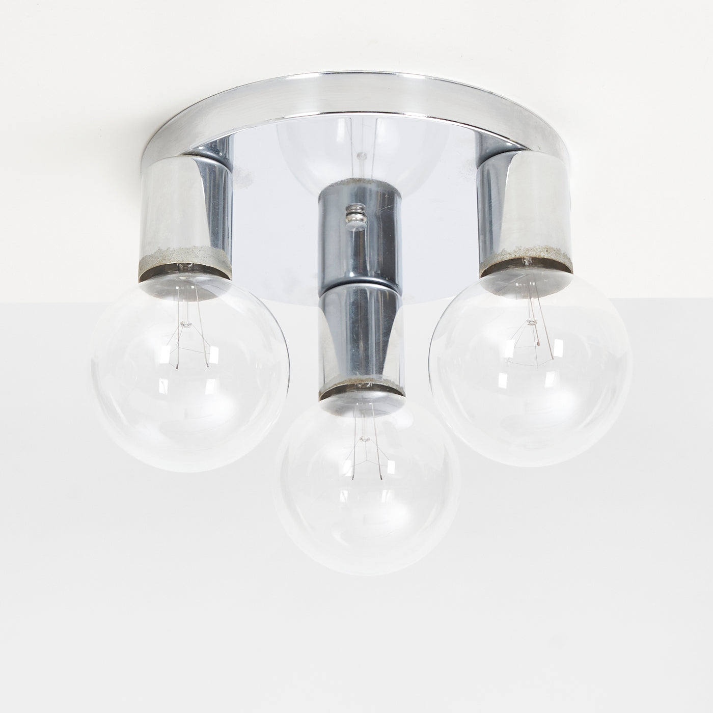Vintage Chrome Ceiling Light