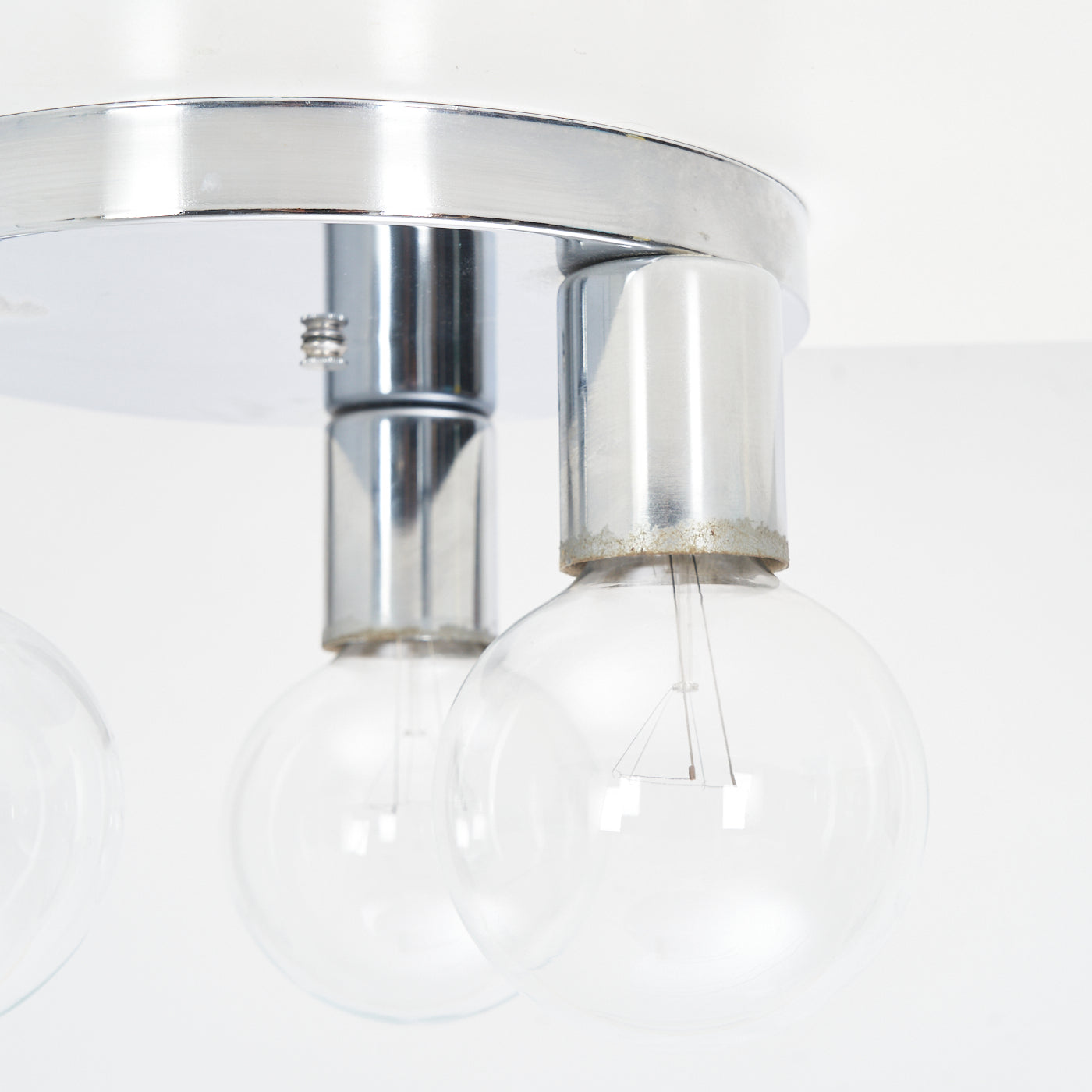 Vintage Chrome Ceiling Light