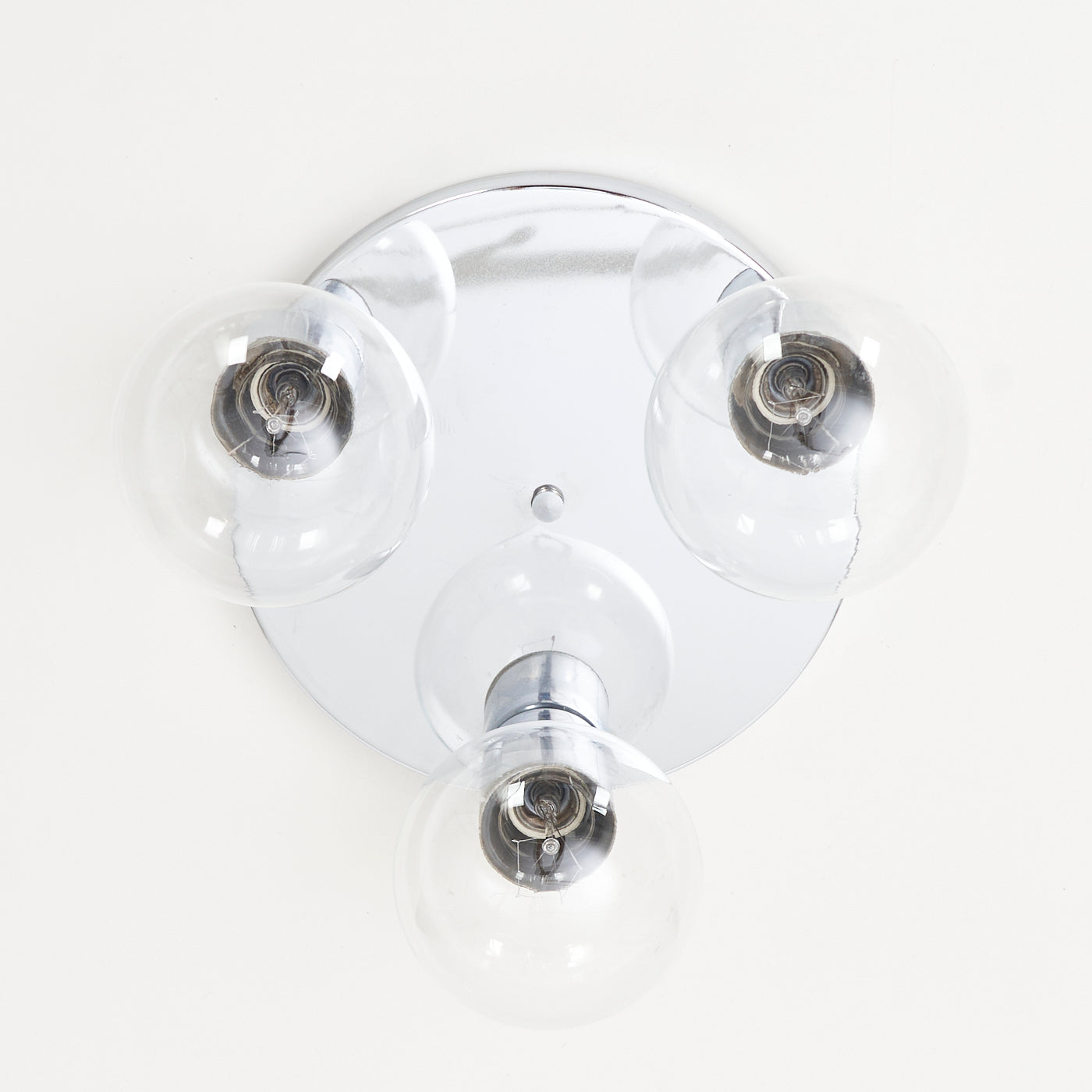 Vintage Chrome Ceiling Light