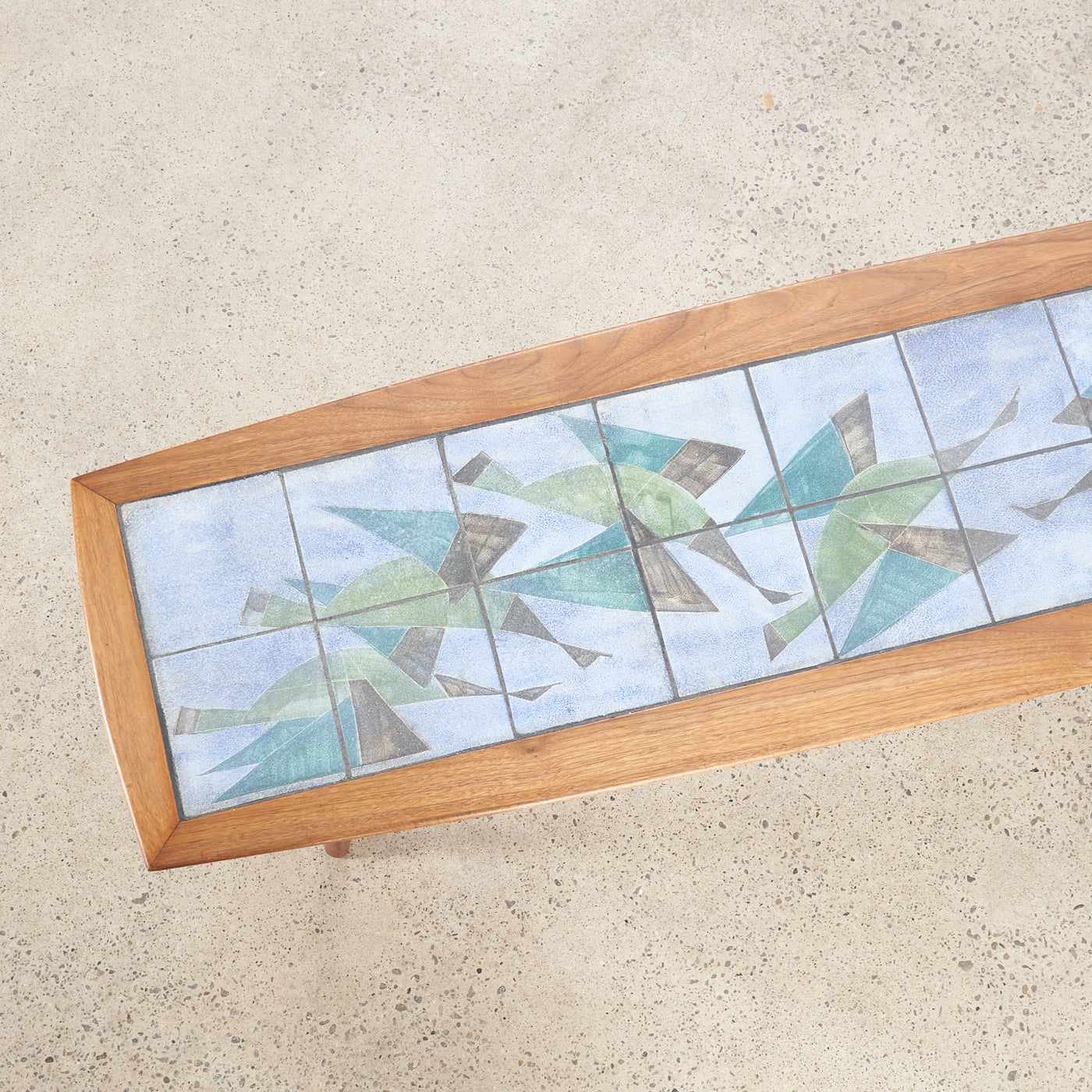 Walnut Tile Top Coffee Table