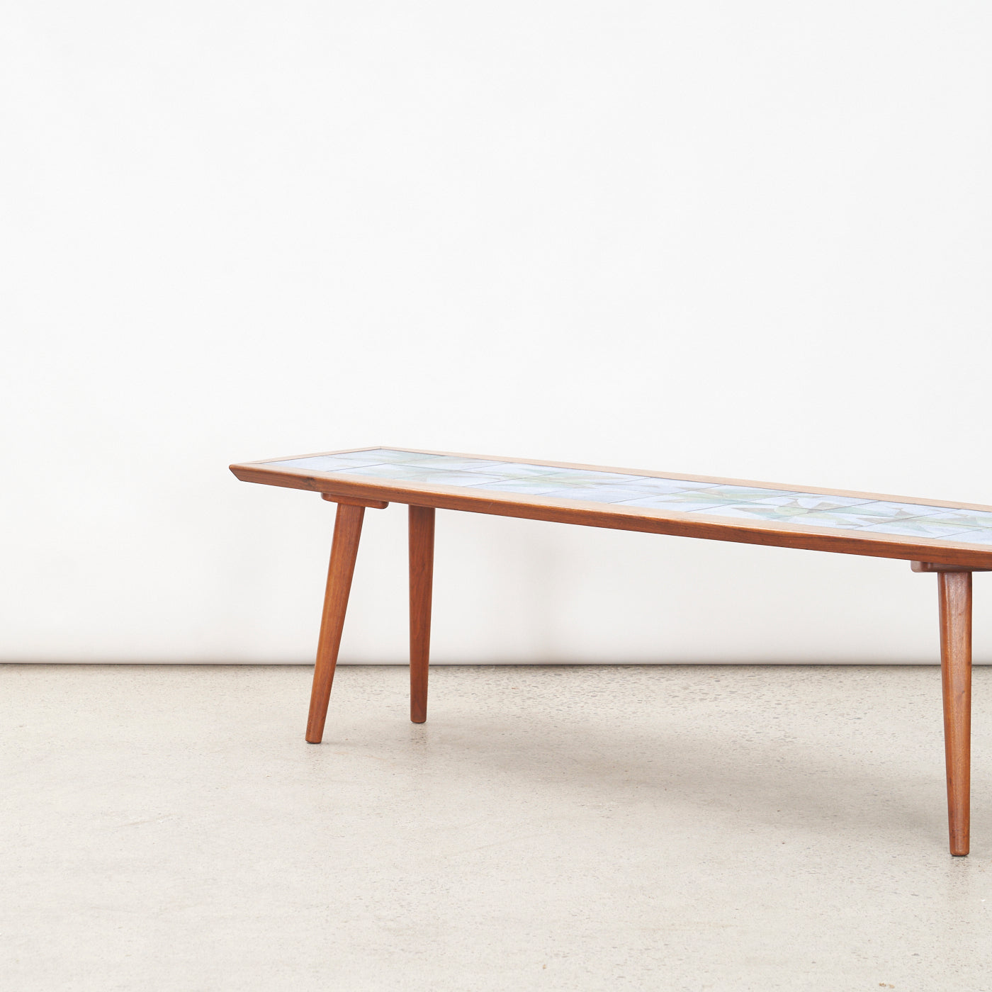 Walnut Tile Top Coffee Table
