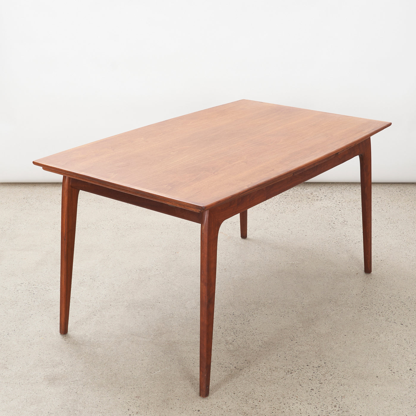 Teak Draw-Leaf Dining Table