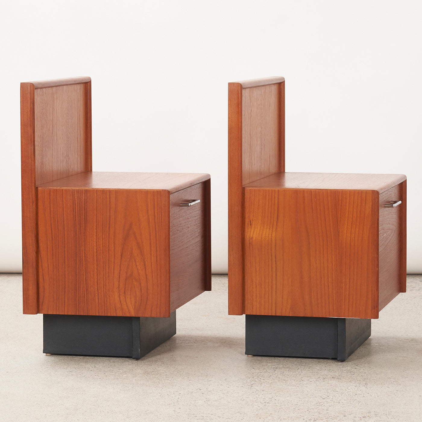 Pair of Teak Nightstands