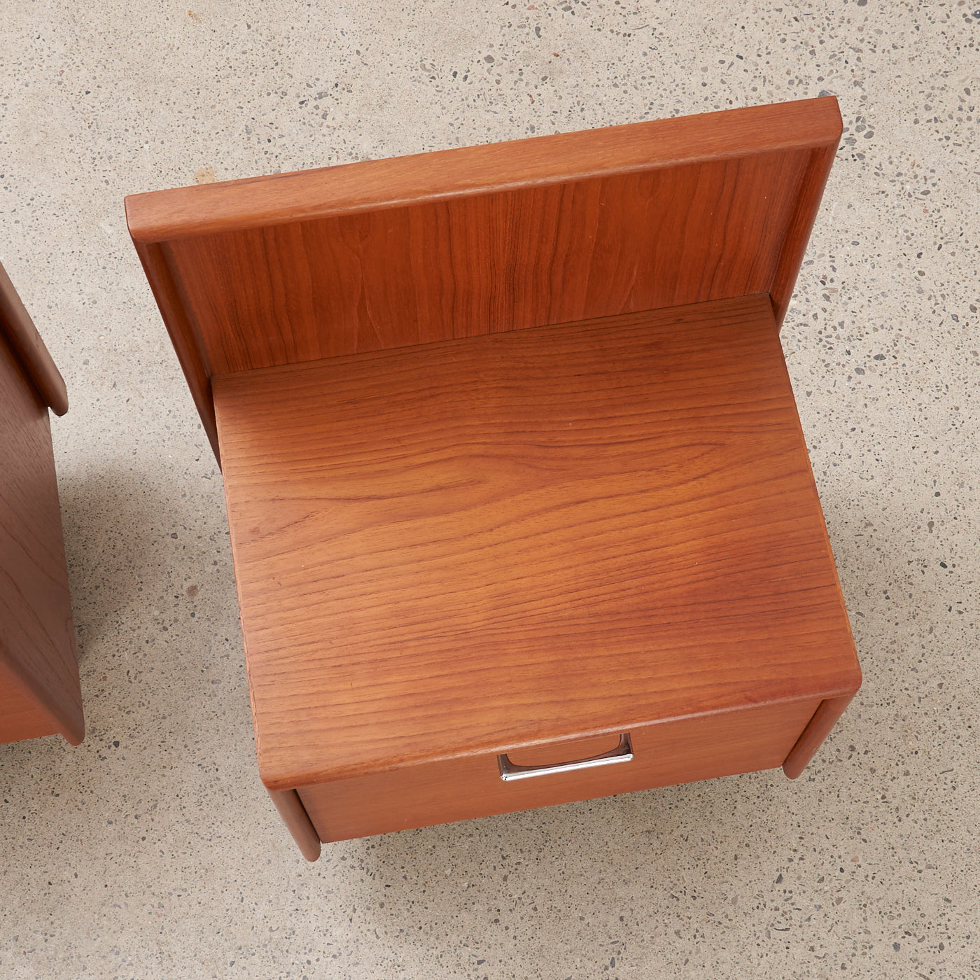 Pair of Teak Nightstands