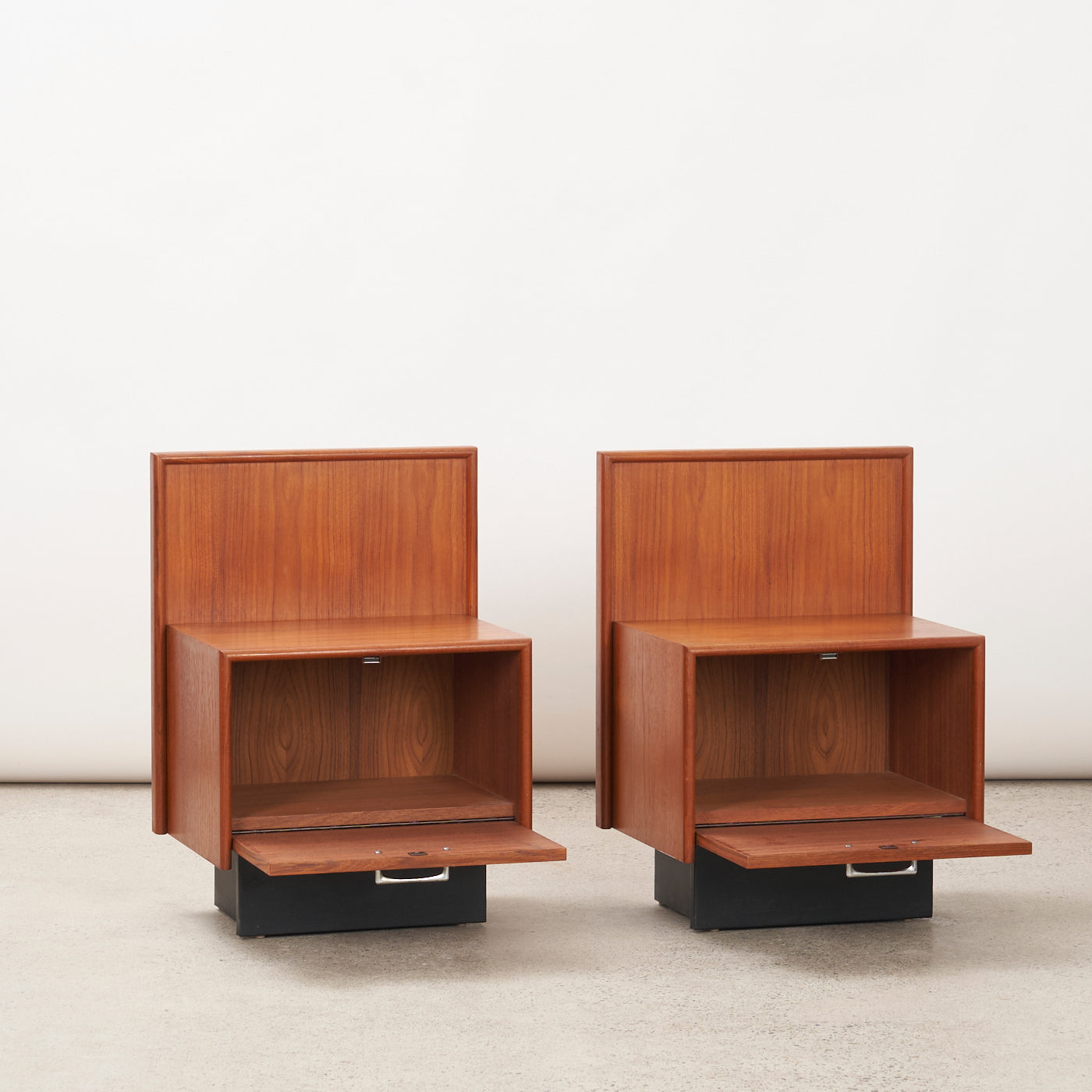 Pair of Teak Nightstands