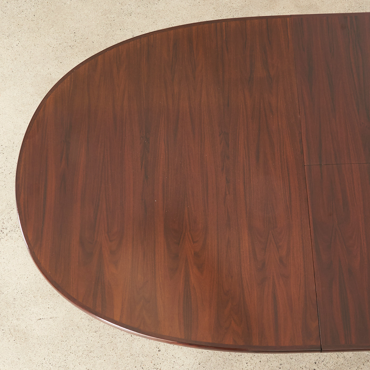 Rosewood Pedestal Jack-Knife Dining Table