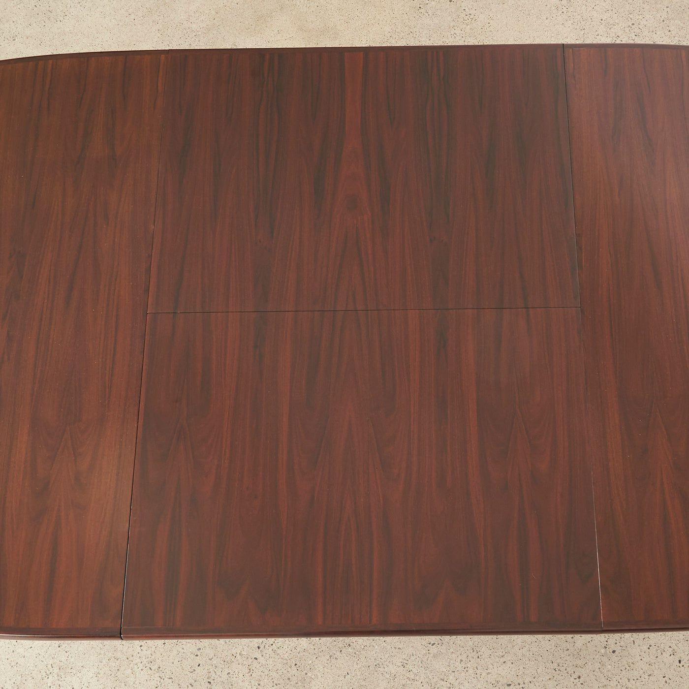 Rosewood Pedestal Jack-Knife Dining Table