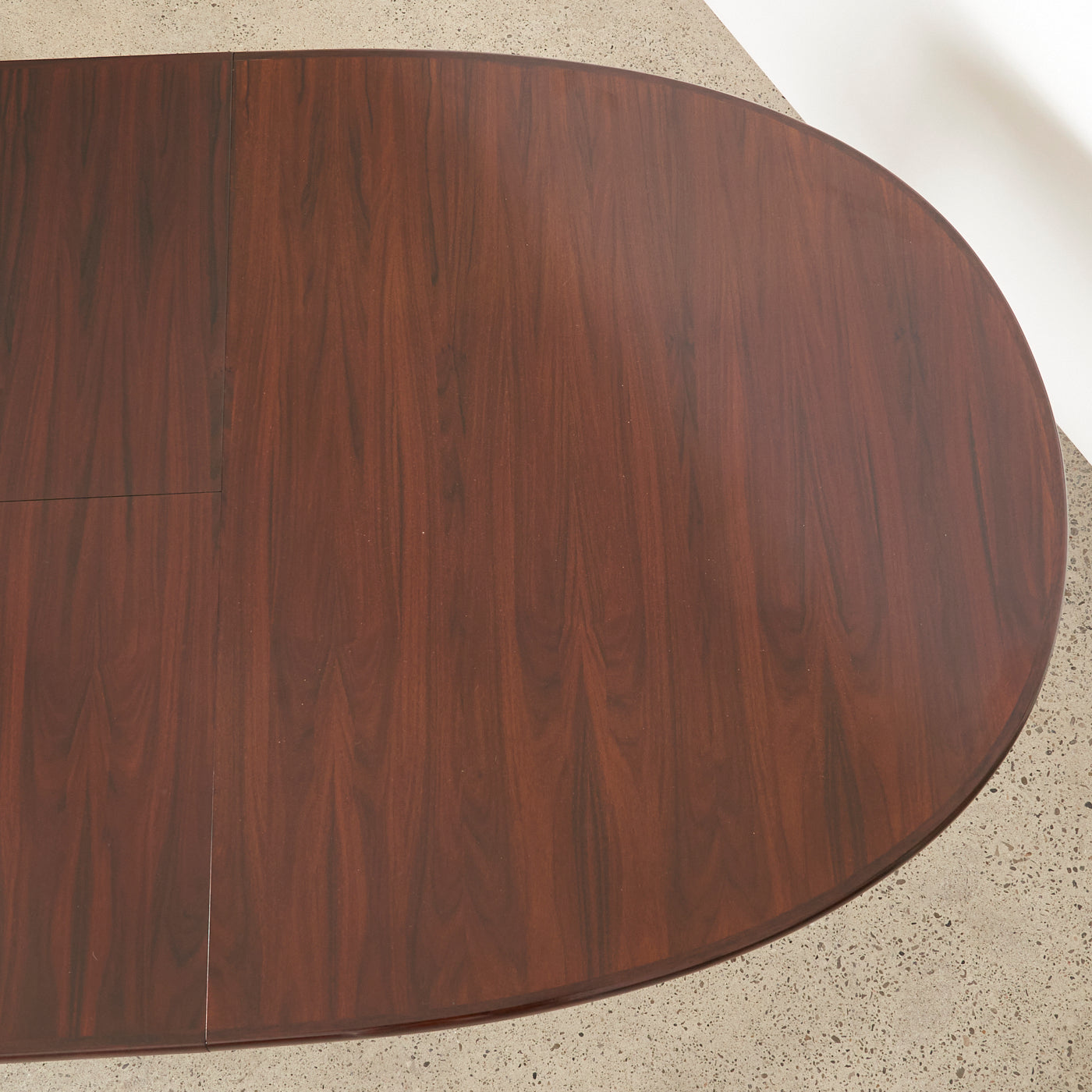 Rosewood Pedestal Jack-Knife Dining Table