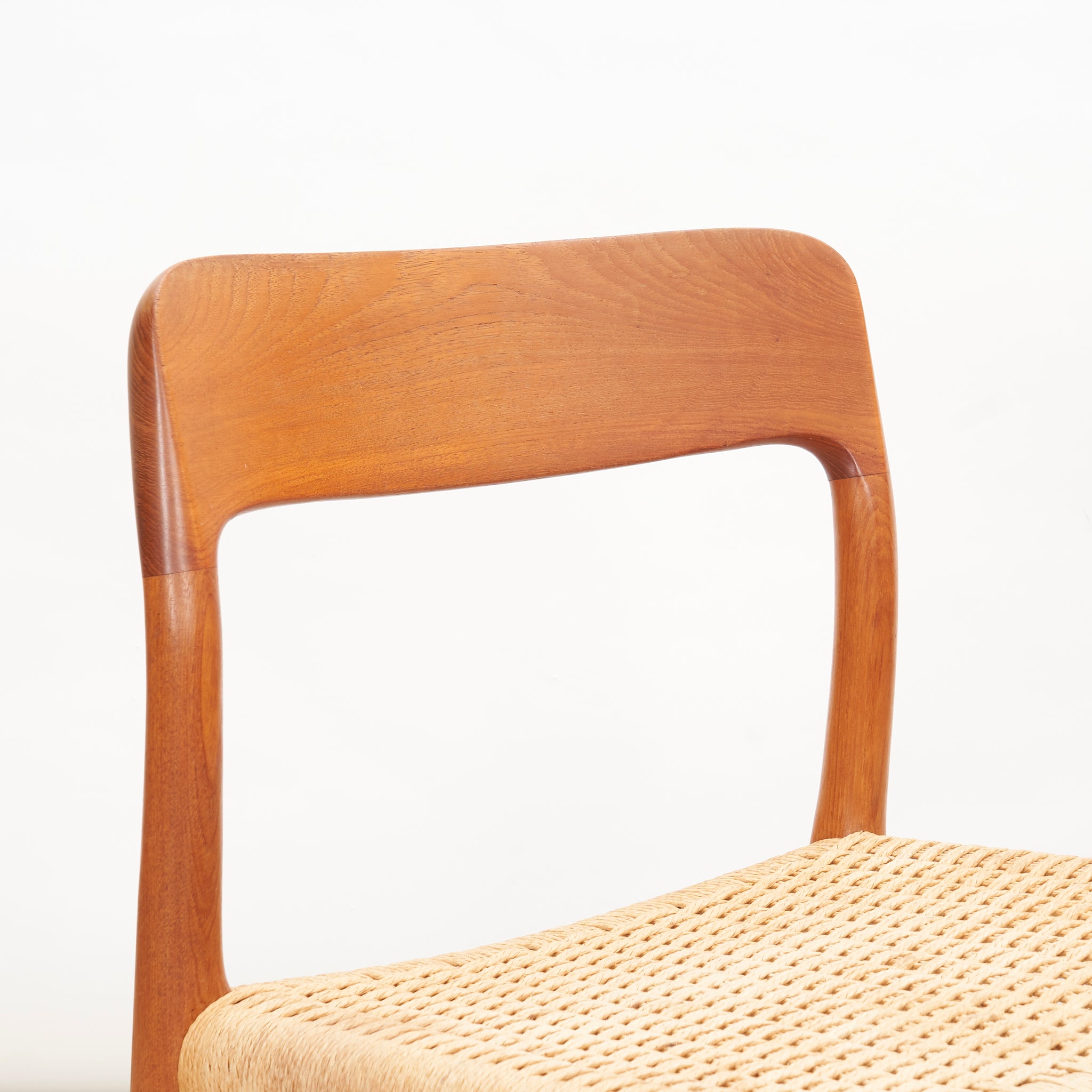 Set of 6 Teak 'Model 75' Dining Chairs by Niels O. Møller for J.L. Møllers Møbelfabrik