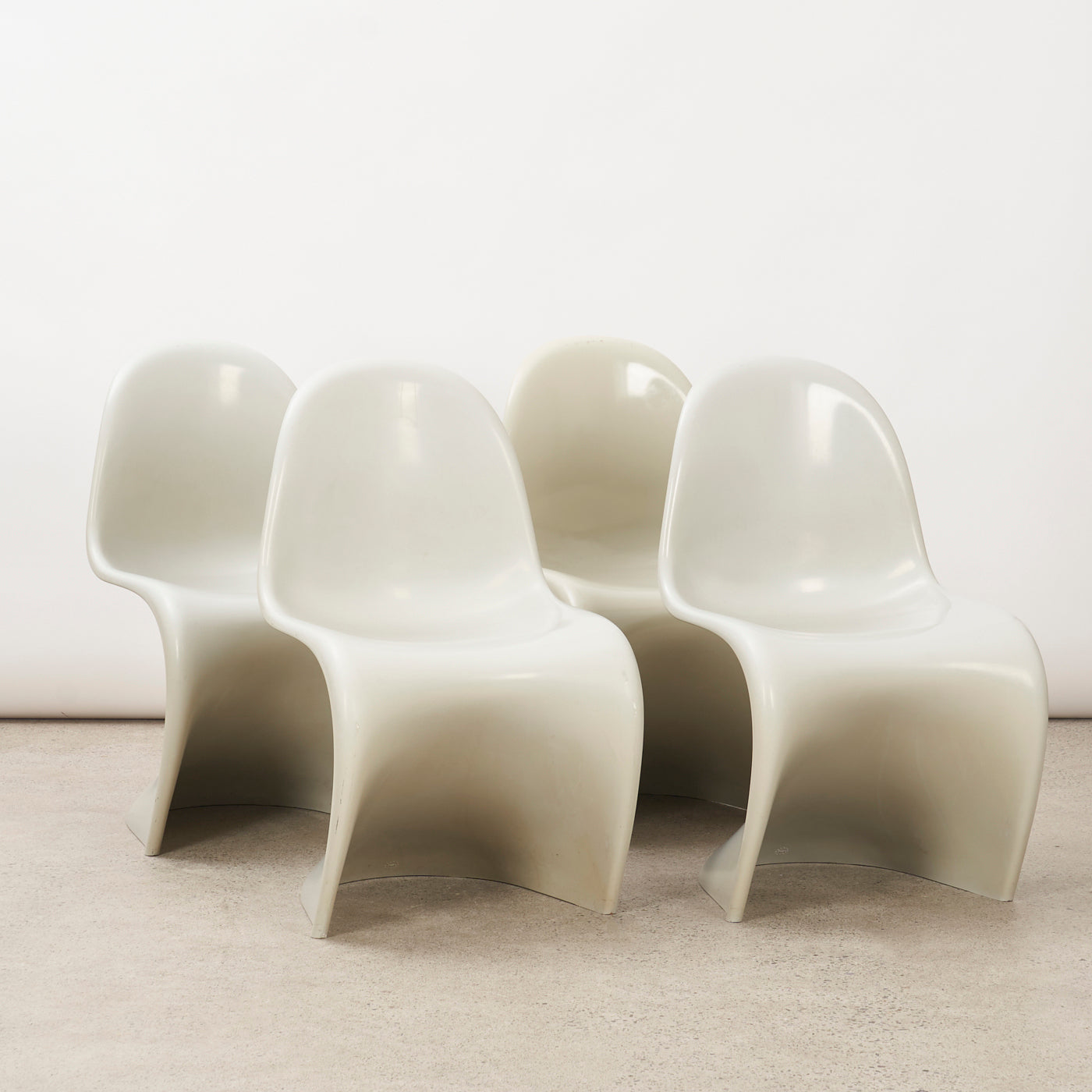 Set of 4 Vintage Verner Panton Chairs