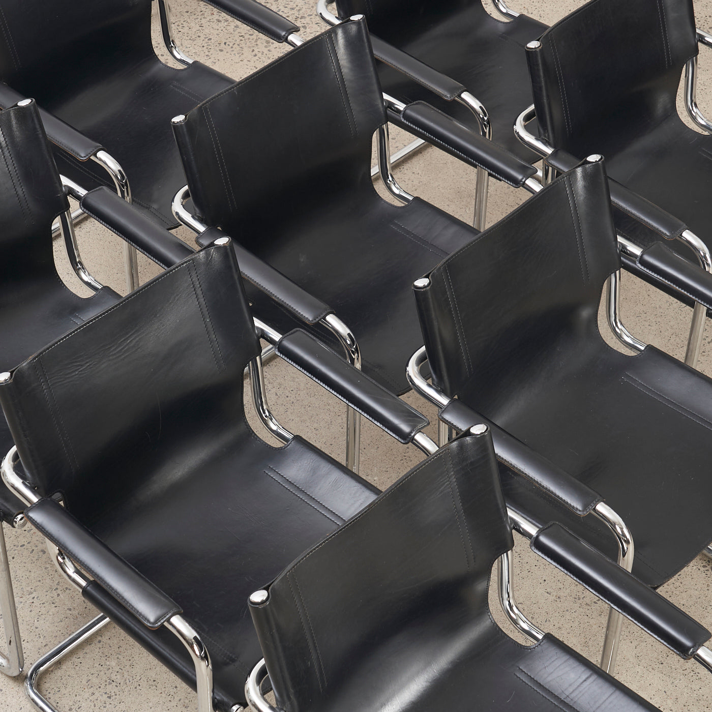 Pair of MG5 Cantilever Chairs by Matteo Grassi