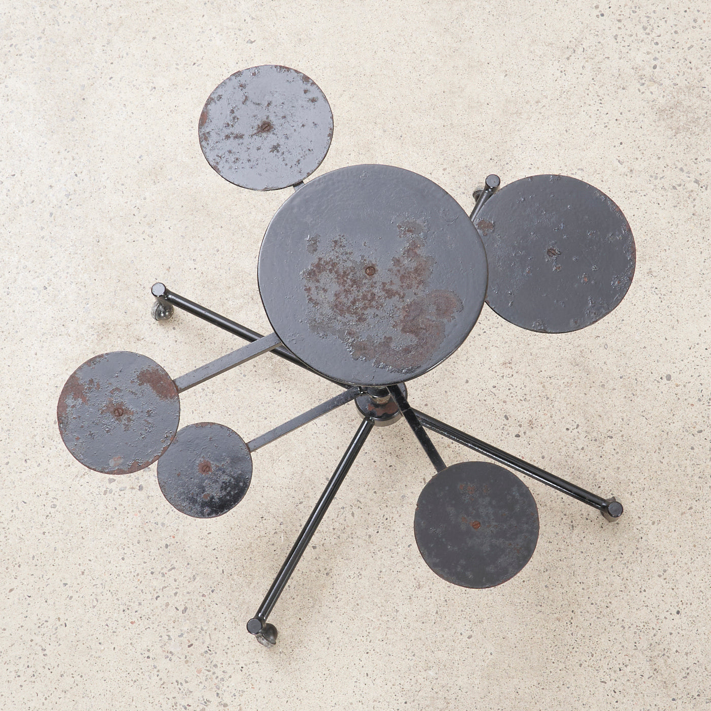 Vintage Metal Plant Stand w/ Castors