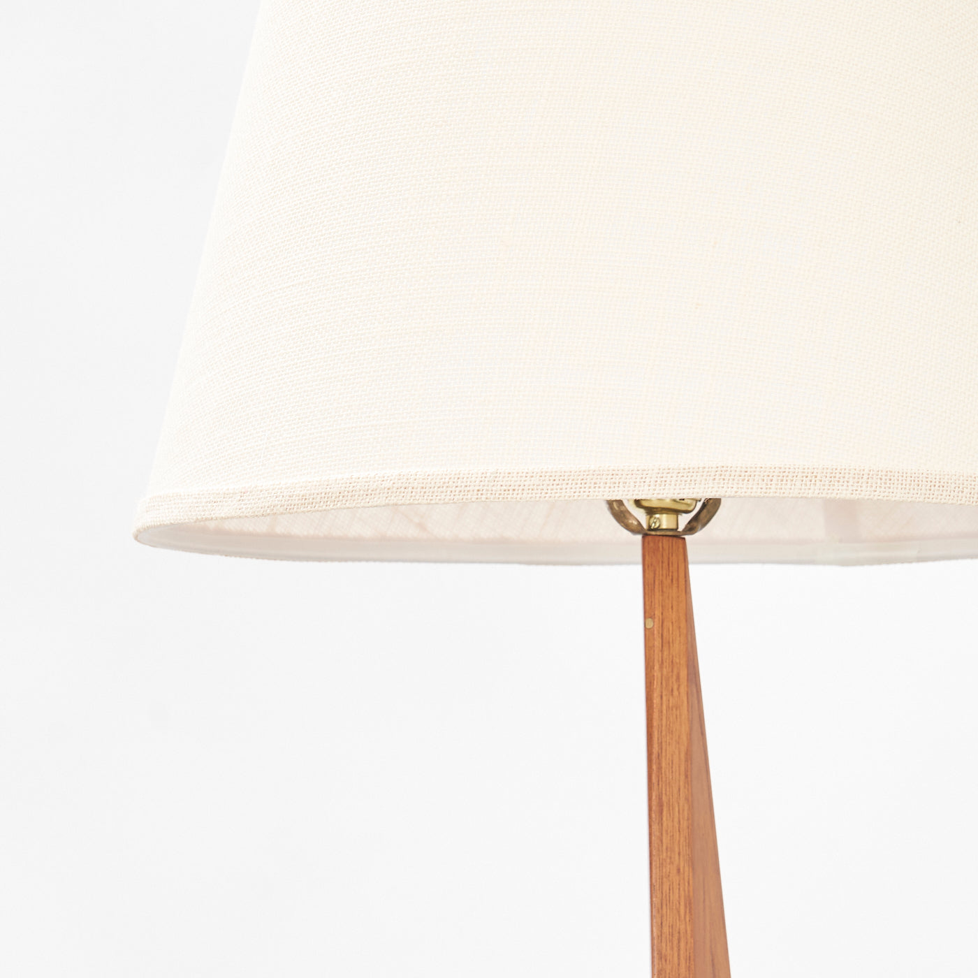 Teak Zig Zag Floor Lamp