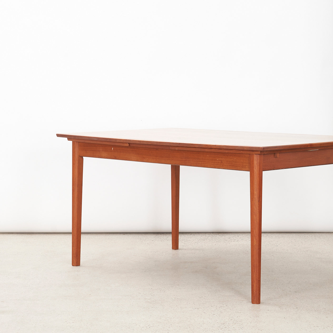 Teak Draw Leaf Dining Table