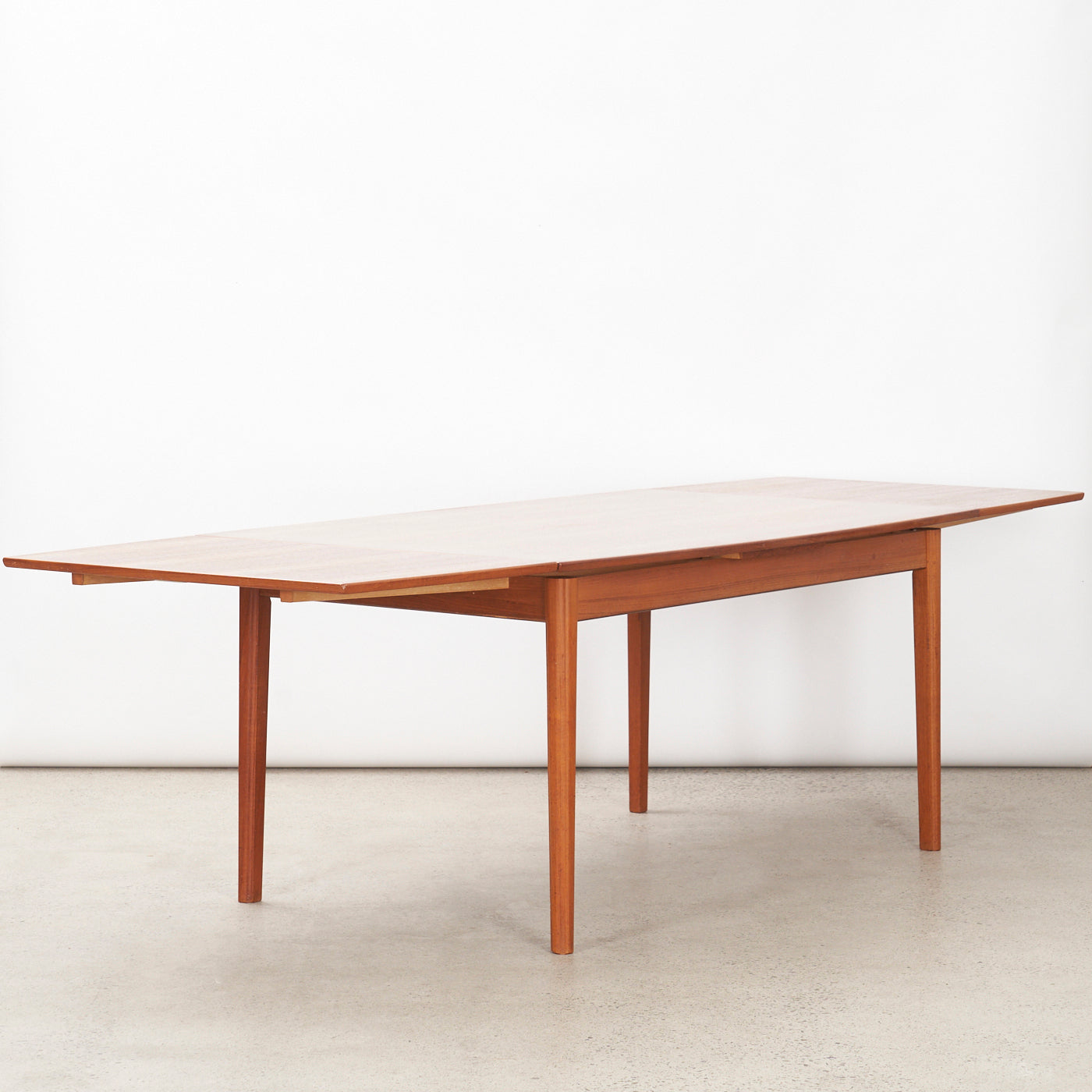 Teak Draw Leaf Dining Table