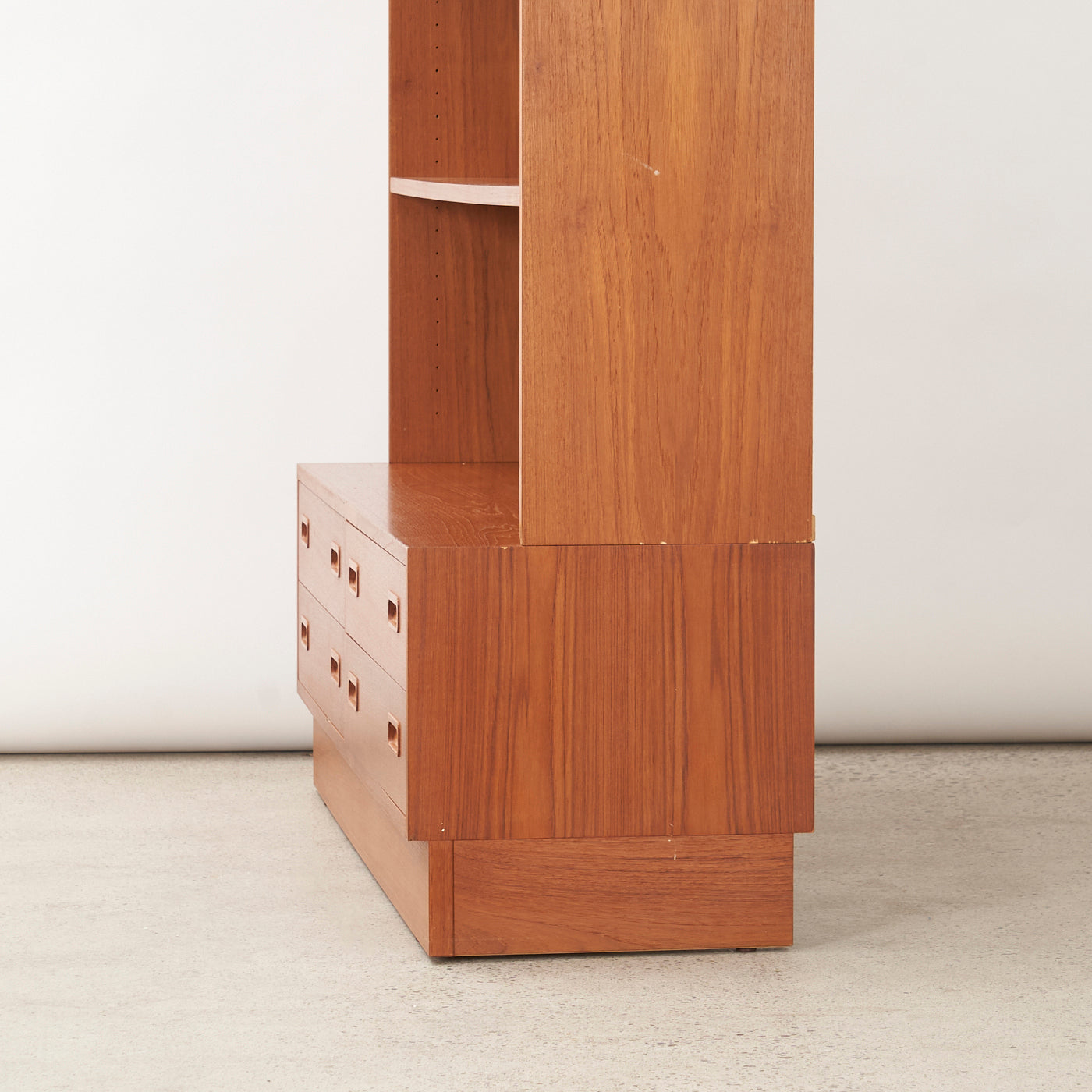 Teak Bookcase w/ Drawers by Poul Hundevad, Denmark