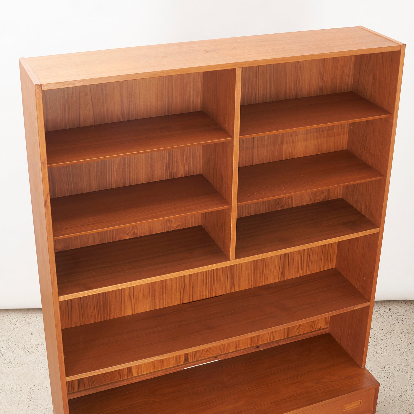 Teak Bookcase w/ Drawers by Poul Hundevad, Denmark