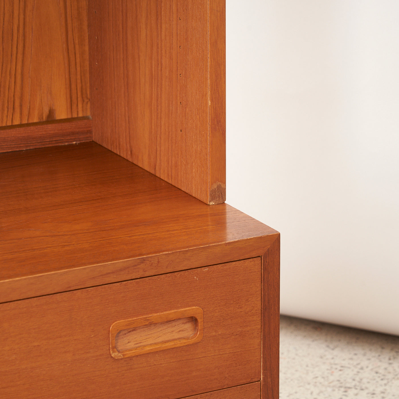 Teak Bookcase w/ Drawers by Poul Hundevad, Denmark