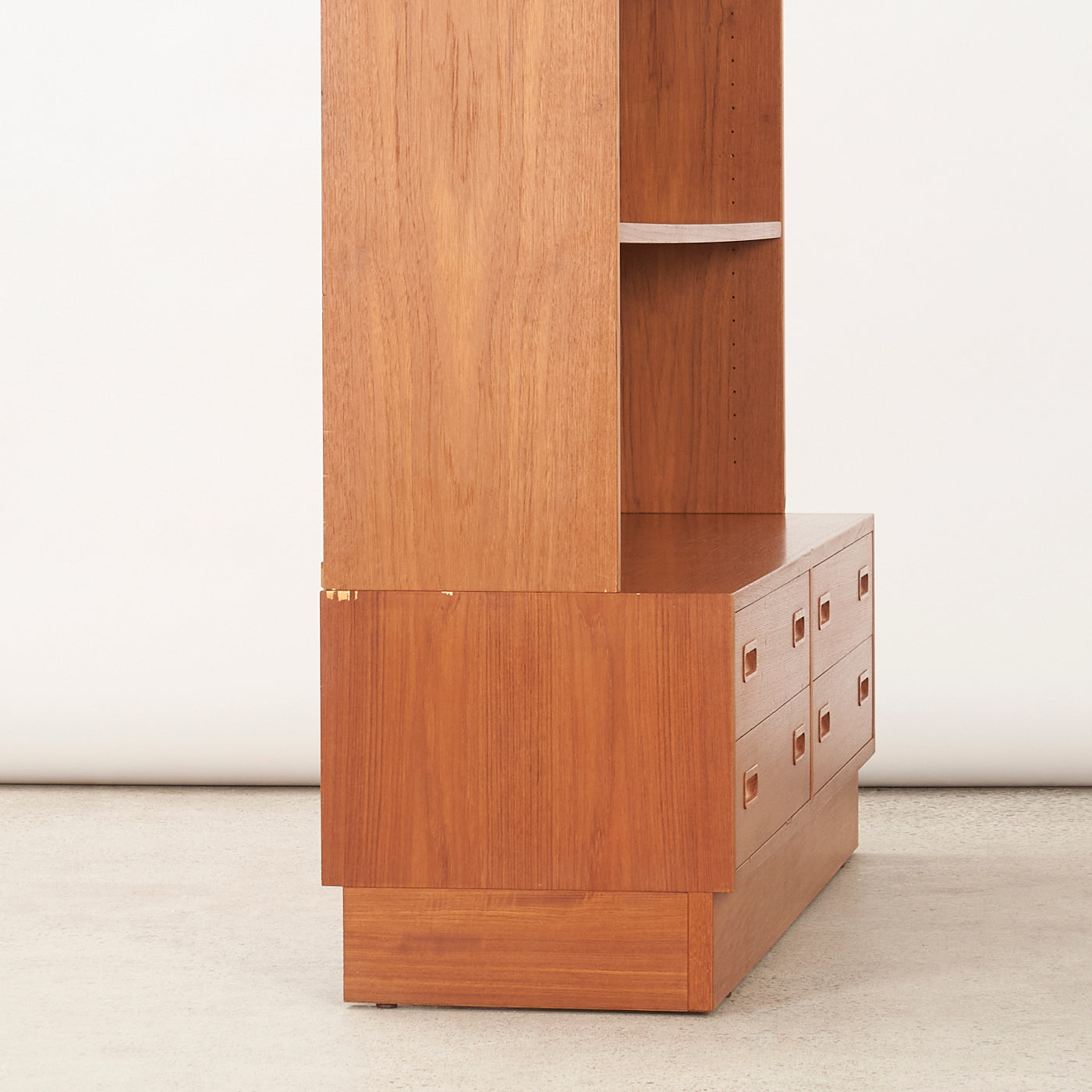 Teak Bookcase w/ Drawers by Poul Hundevad, Denmark