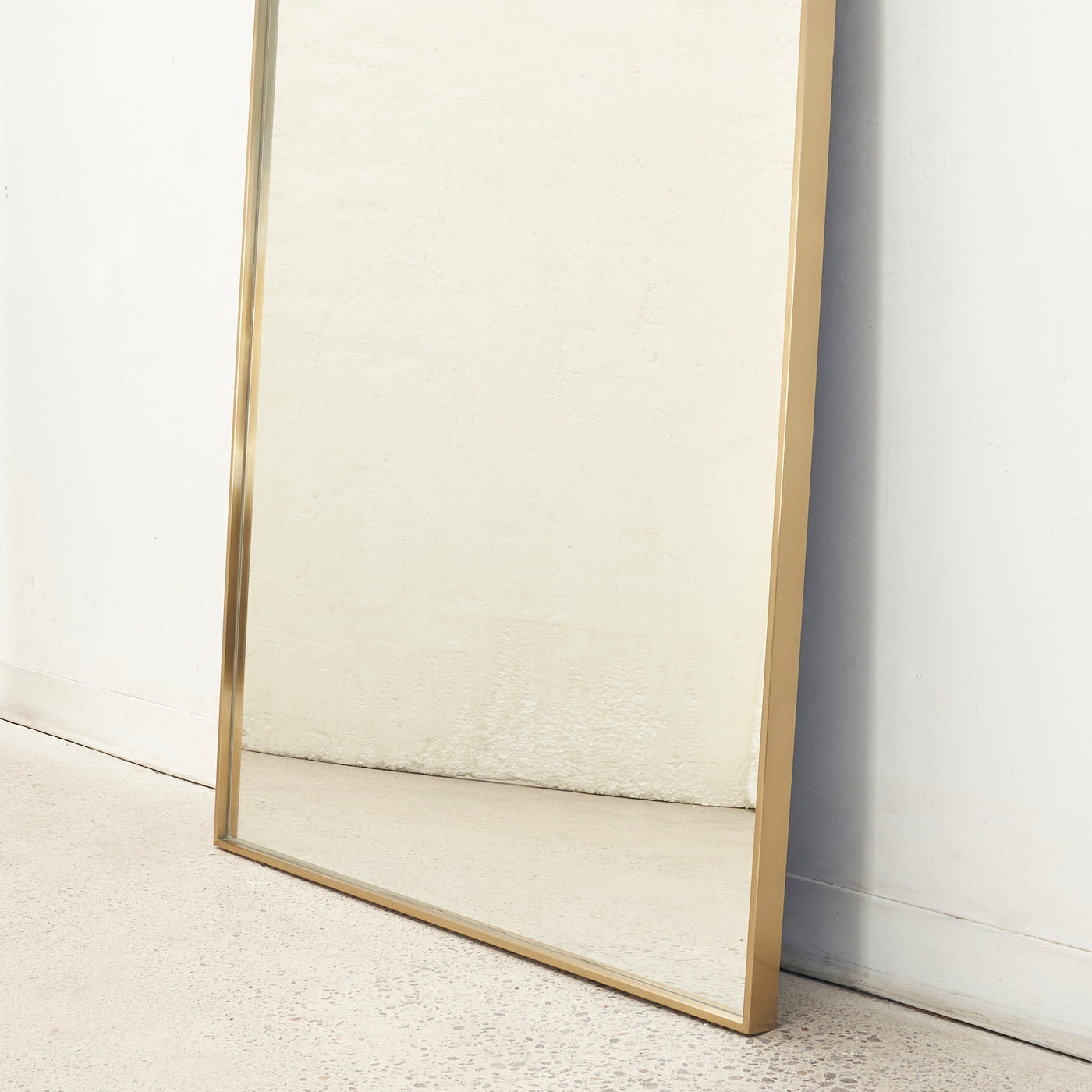Large Brass Framed Mirror