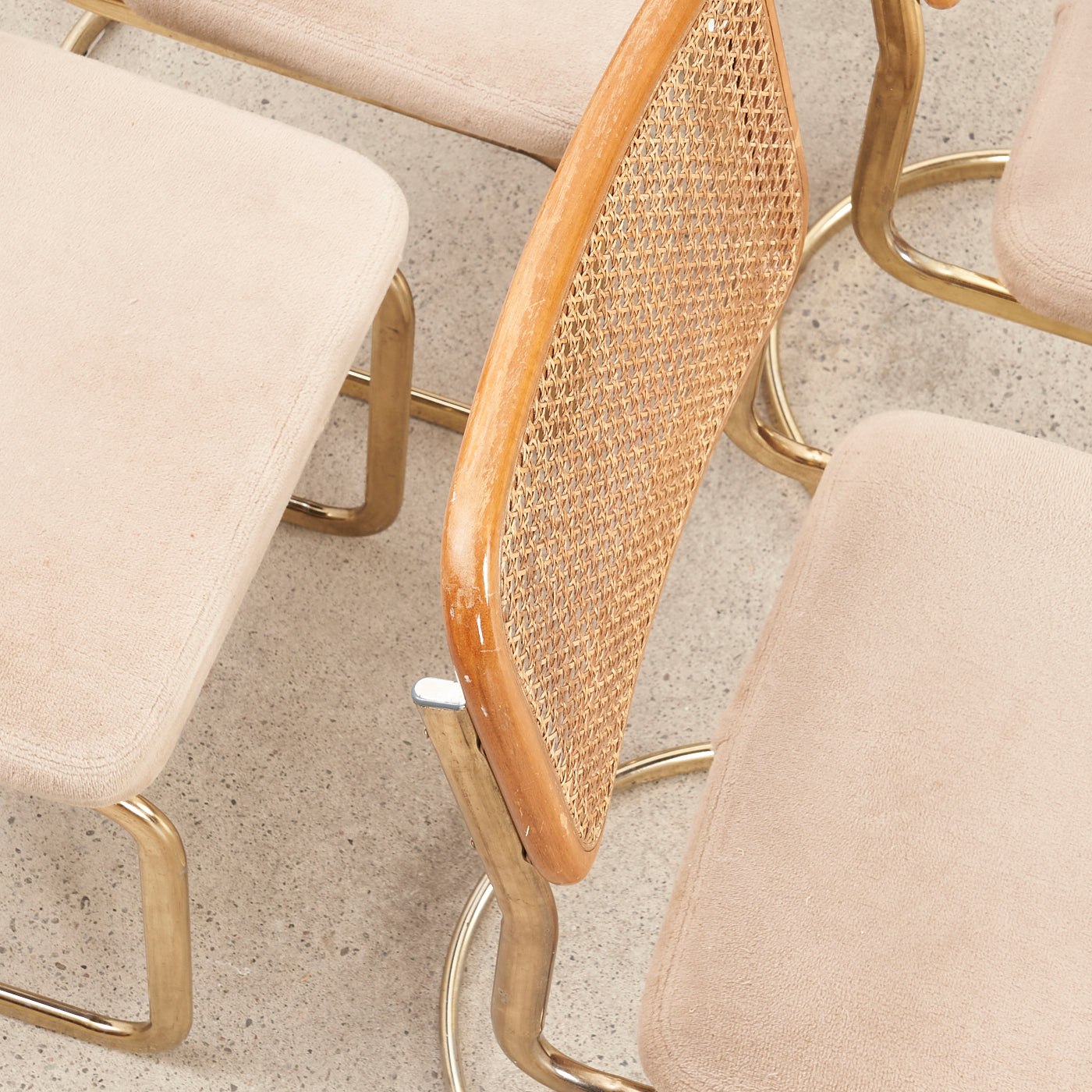 Set of 4 Cesca Style Dining Chairs